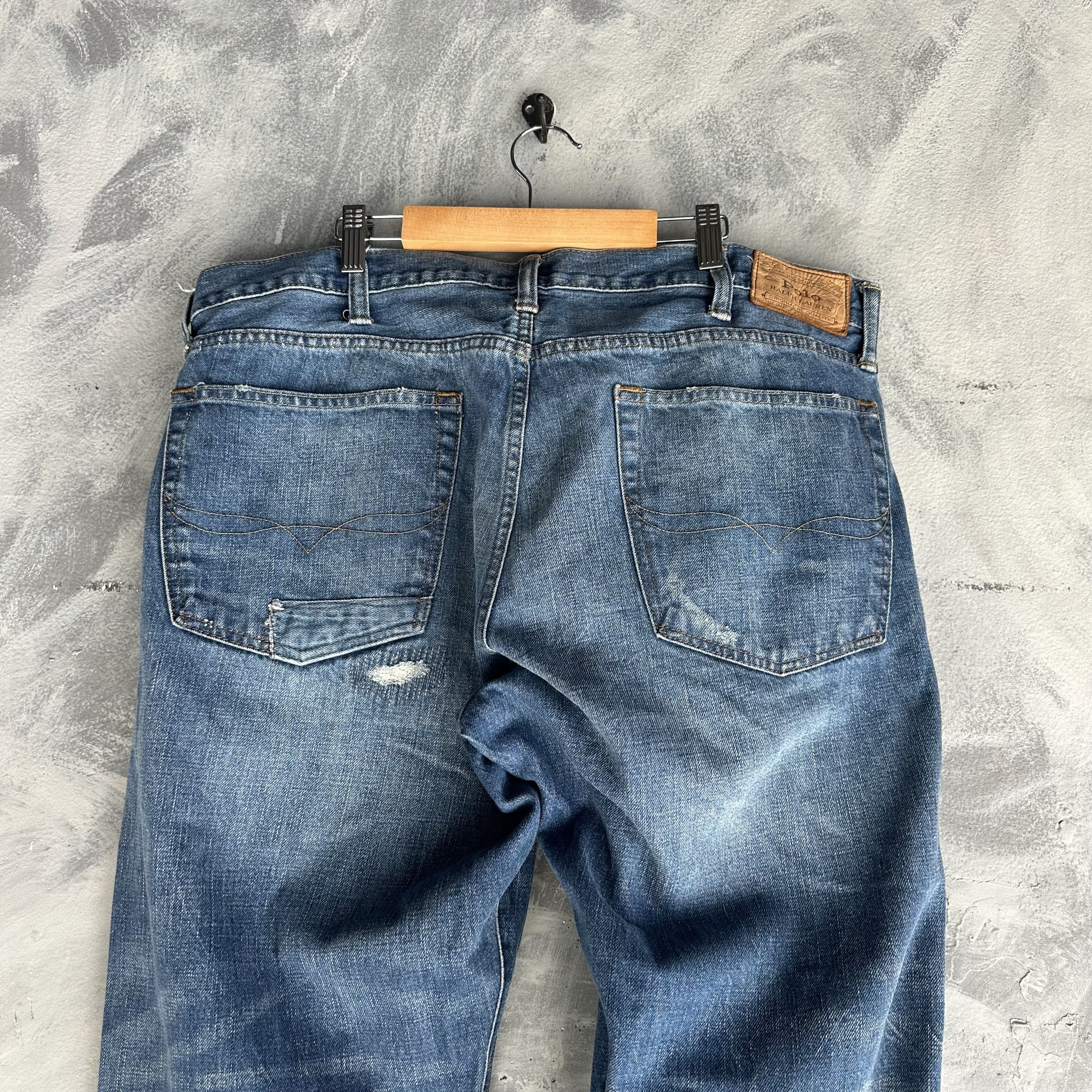 Polo Ralph Lauren Vtg Polo Ralph Lauren Jeans Mens 38x32 Classic Fit Sashiko Size US 38 / EU 54 - 3 Thumbnail