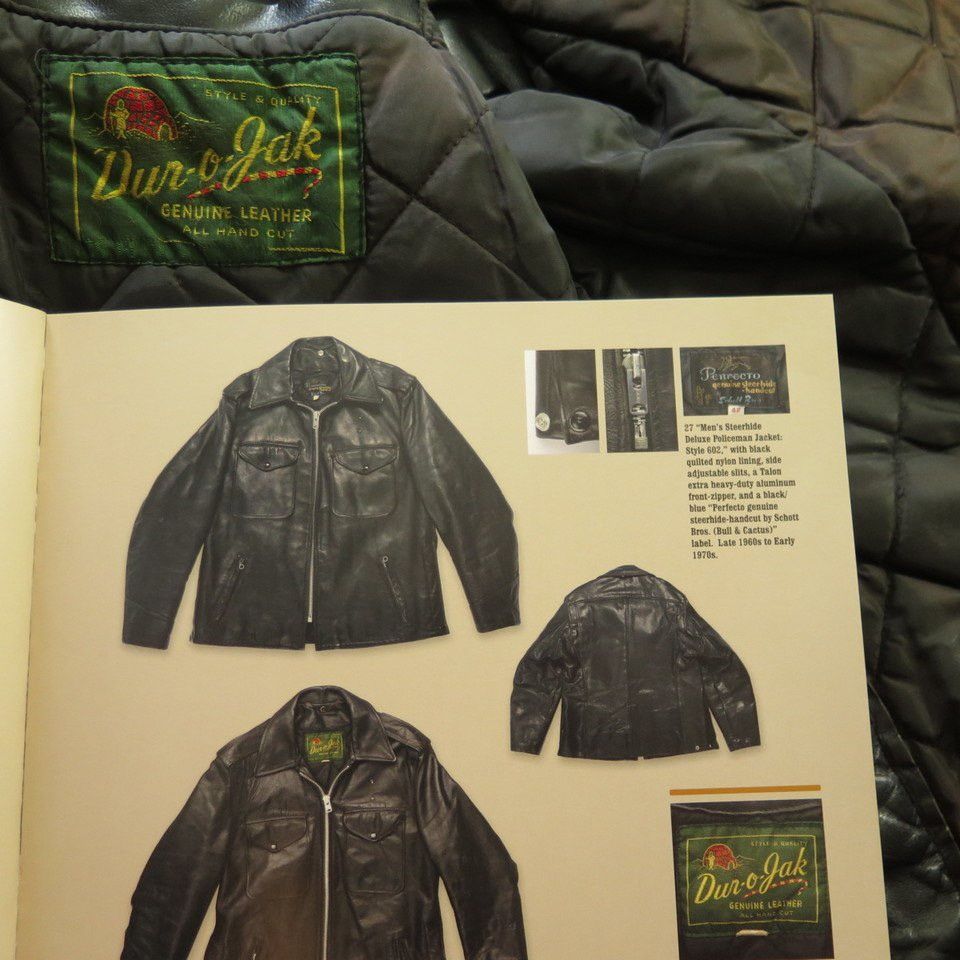 Schott Vintage Schott Nyc Dur O Jack Police Leather Jacket Size US XL / EU 56 / 4 - 12 Thumbnail