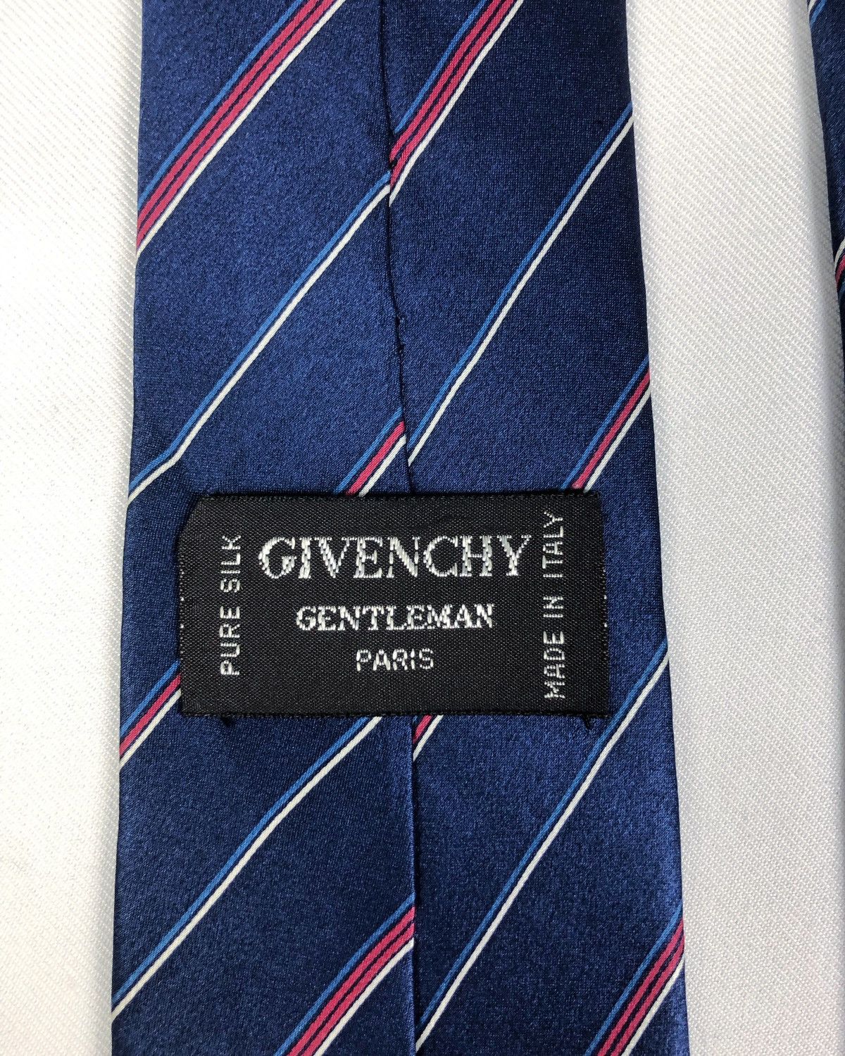 Givenchy Rare Vintage Givenchy Gentleman Silk Tie Size ONE SIZE - 8 Thumbnail