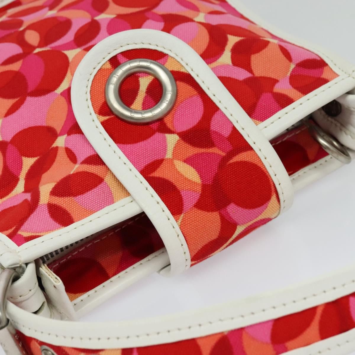 Celine CELINE Shoulder Bag Canvas Red Size ONE SIZE - 6 Thumbnail