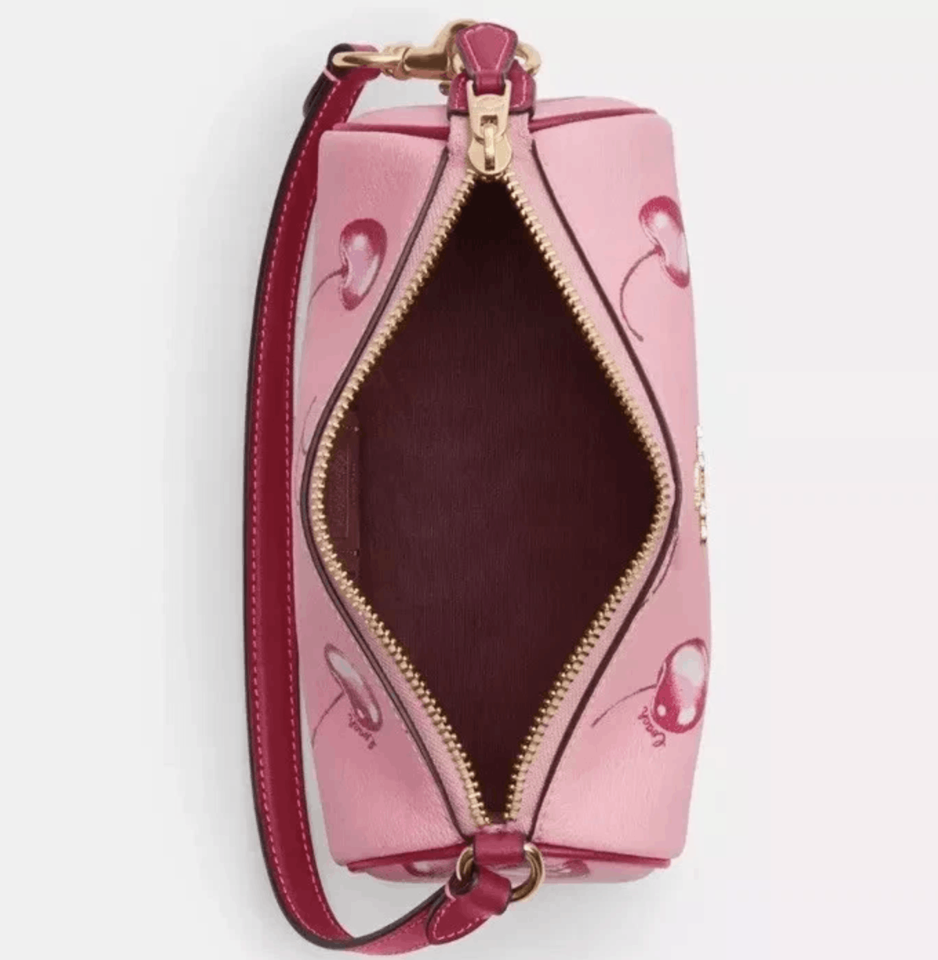 Coach NWT Coach Nolita Barrel Bag With Cherry Print CR371 Size ONE SIZE - 6 Thumbnail