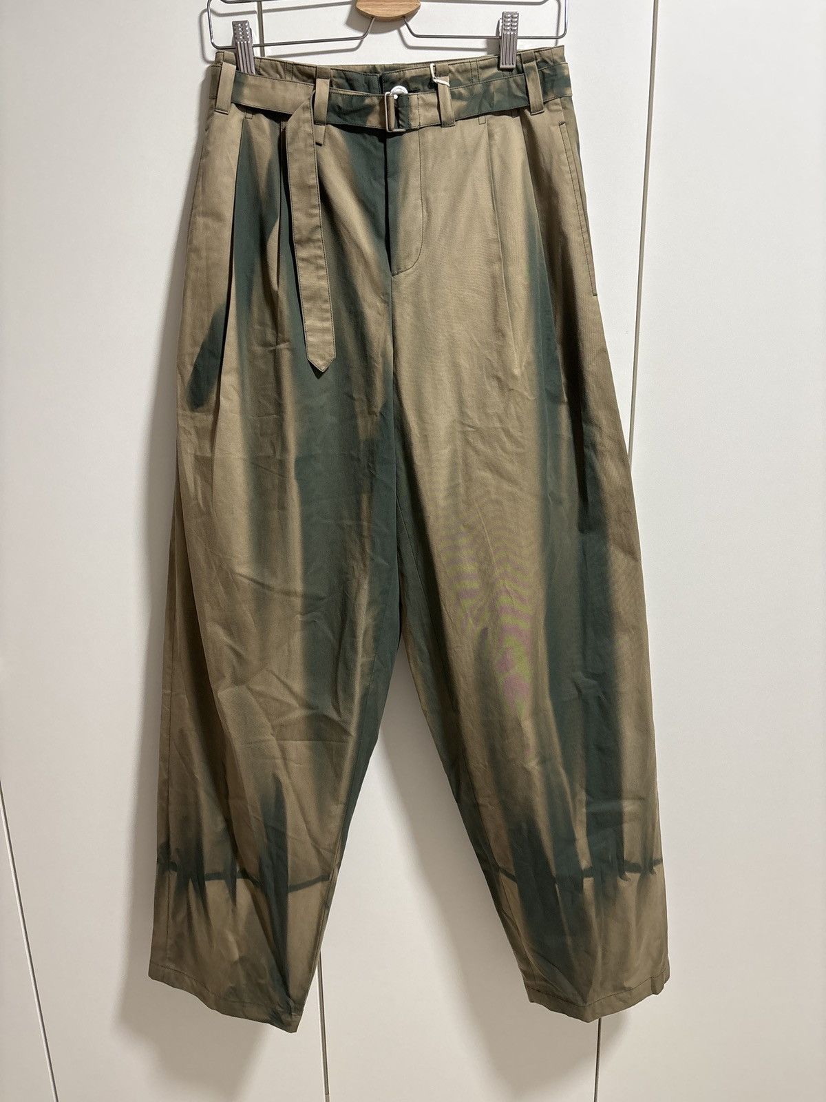JiyongKim Sun-bleached Belted Wide Trouser Size US 30 / EU 46 - 1 Thumbnail