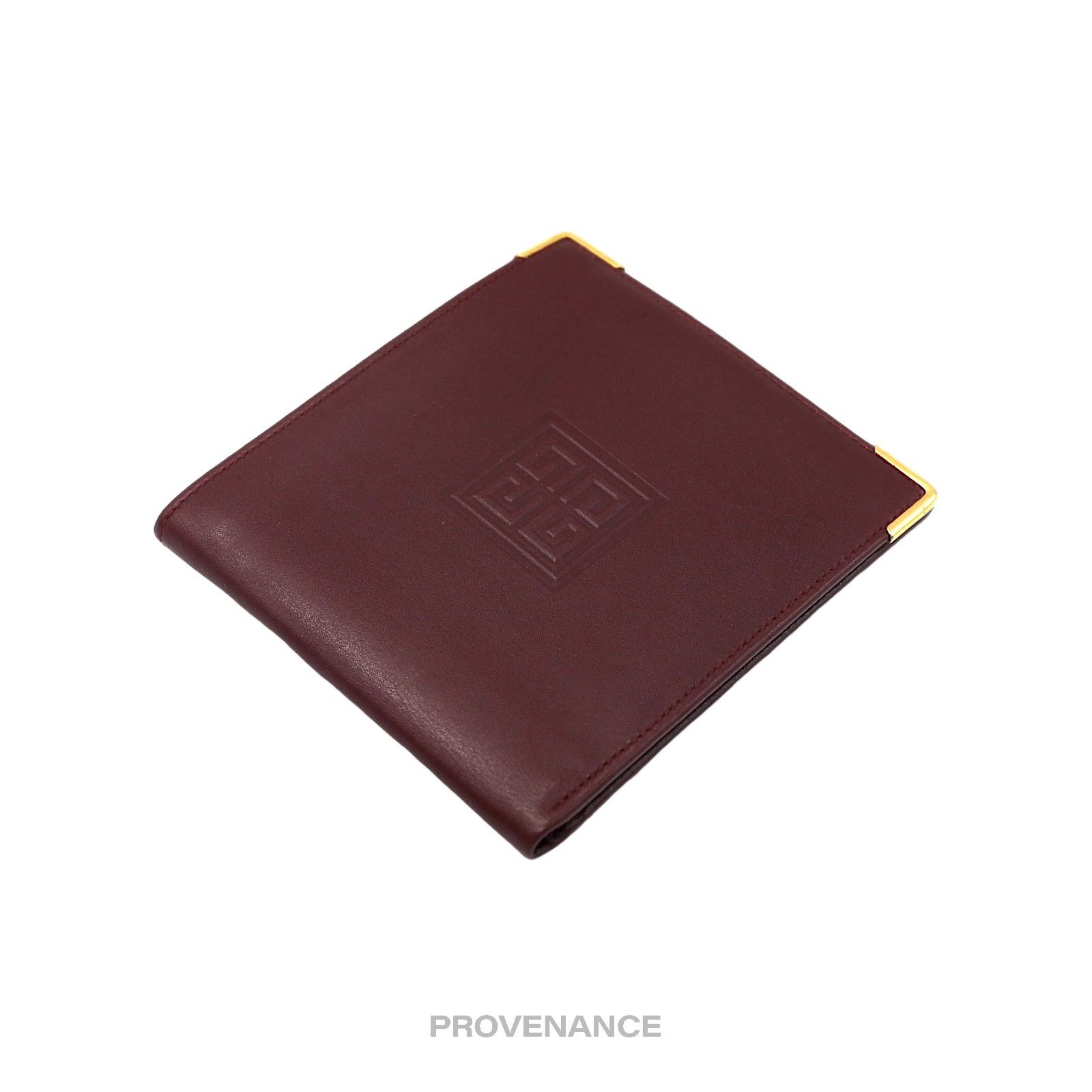 Givenchy 🔴 Givenchy Logo Bifold Wallet - Red Leather Size ONE SIZE - 3 Thumbnail