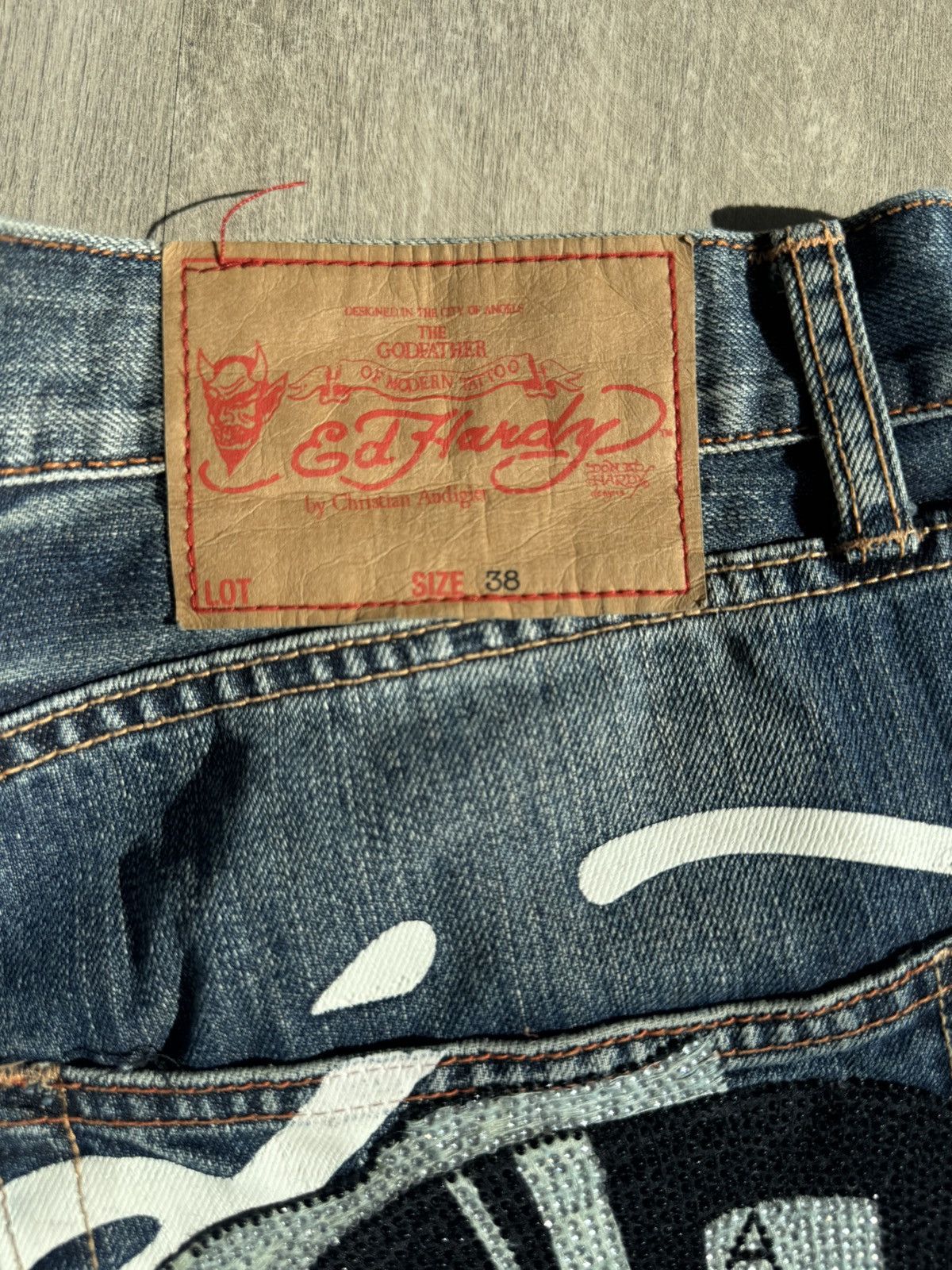 Ed Hardy ed hardy straight jeans Size US 38 / EU 54 - 8 Thumbnail