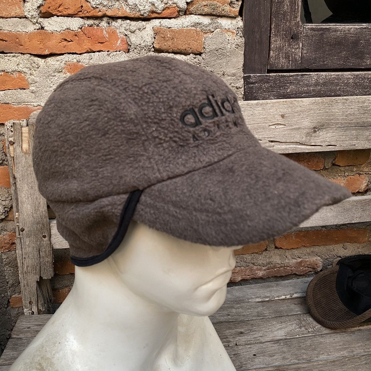 Adidas VTG 80'S ADIDAS ADVENTURE FLEECE EAR FLAP HAT Size ONE SIZE - 2 Thumbnail