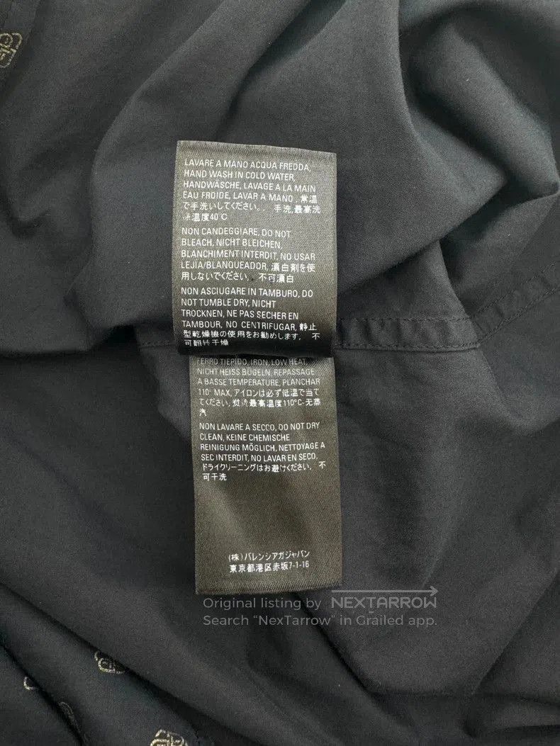 Balenciaga Balenciaga Logo Print Shirt Jacket. Size US S / EU 44-46 / 1 - 6 Thumbnail