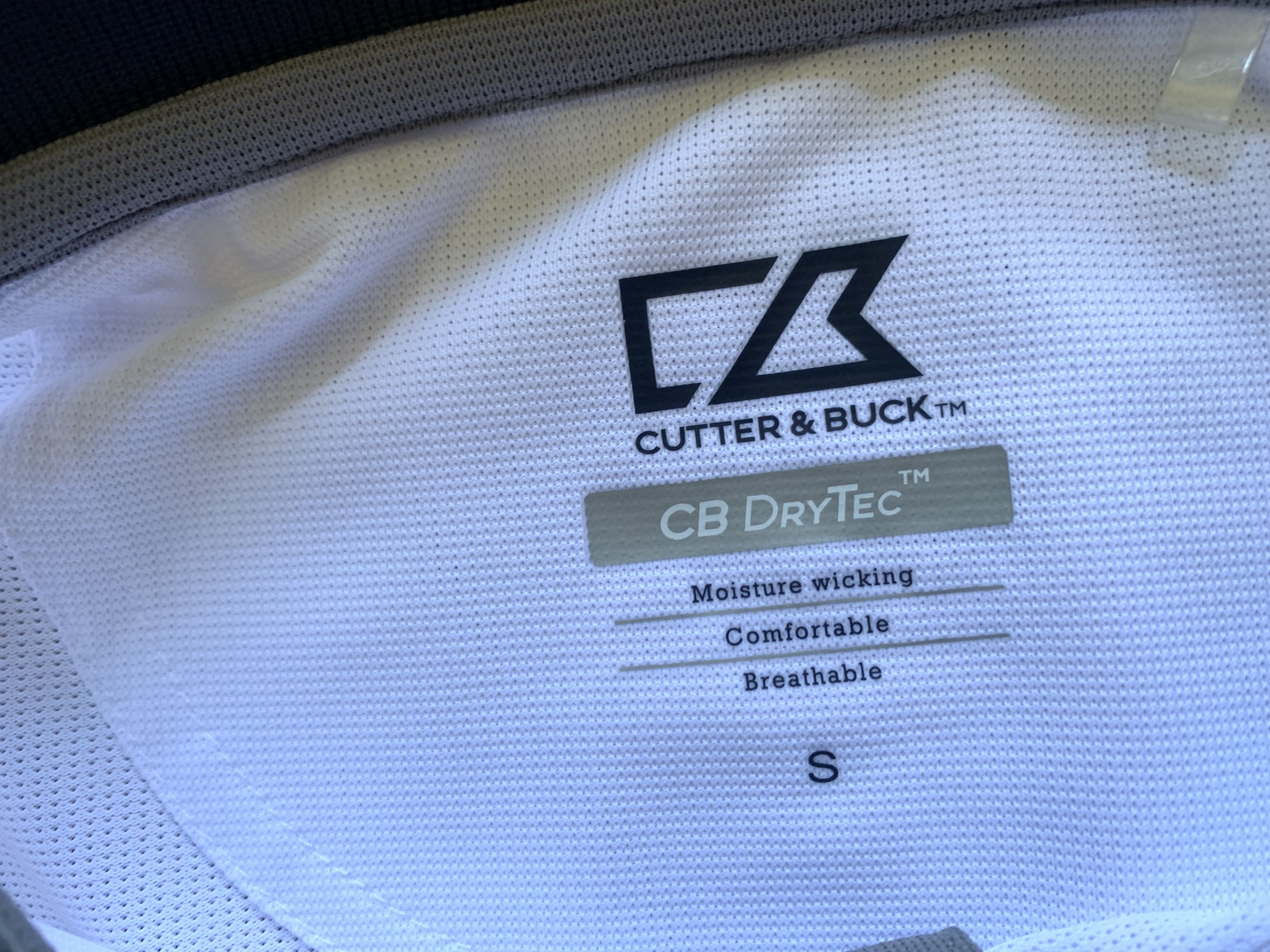 Cutter & Buck Cutter & Buck Dry Tec White Golf Polo Shirt Size US S / EU 44-46 / 1 - 6 Thumbnail