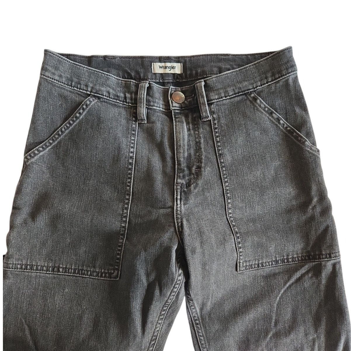 Wrangler Wrangler | High Rise-Crop- Straight-Carpenter Jeans| 27x27 Size 27" / US 4 / IT 40 - 3 Thumbnail