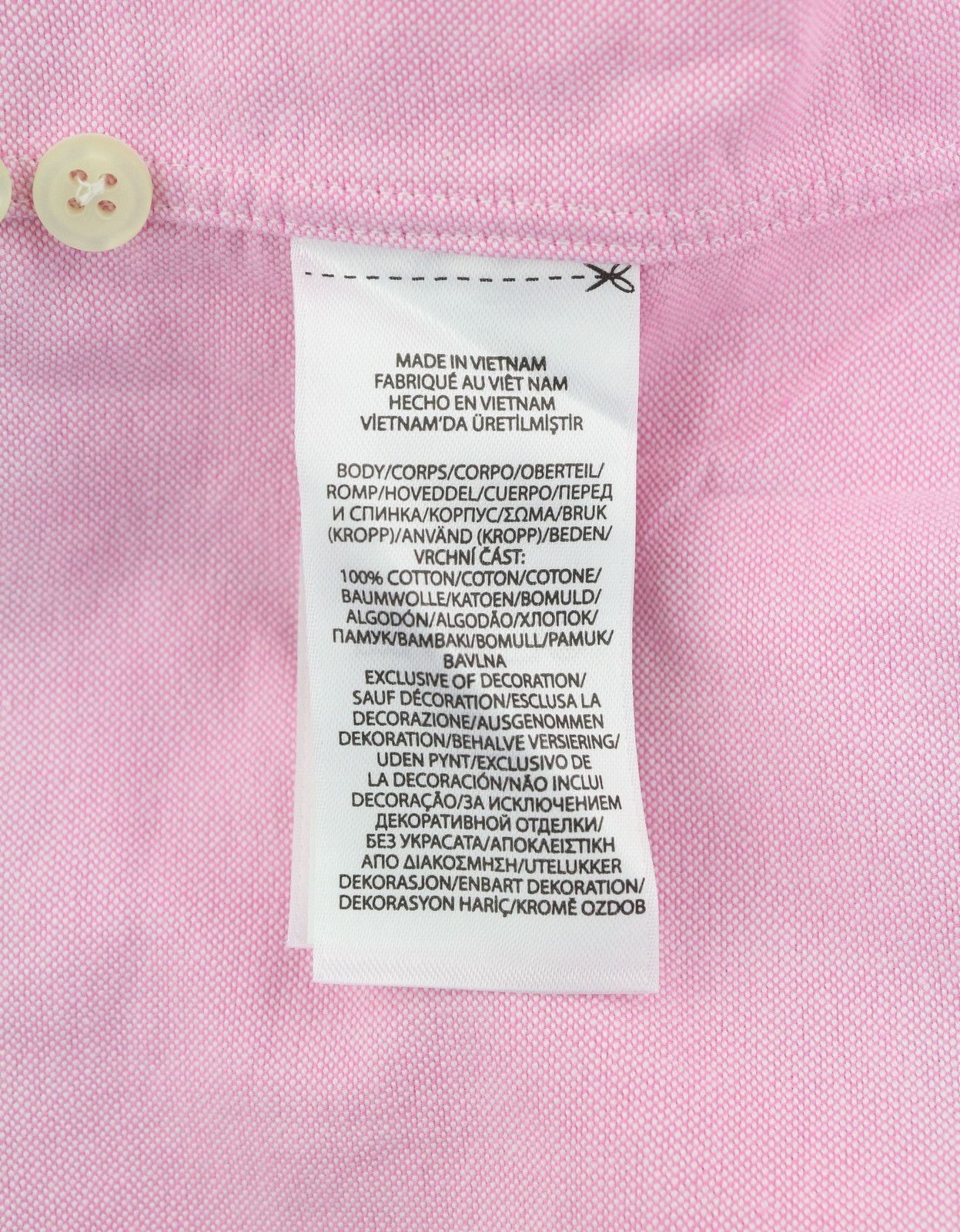 Ralph Lauren L Pink Button-Down Neck Pocket Logo Casual 87020 Size US L / EU 52-54 / 3 - 10 Thumbnail