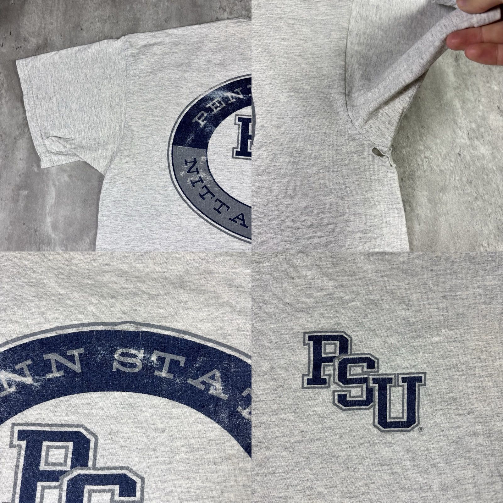 Jansport VINTAGE Penn State University T Shirt Jansport Thrashed Distressed size XL 90s Size US XL / EU 56 / 4 - 8 Thumbnail