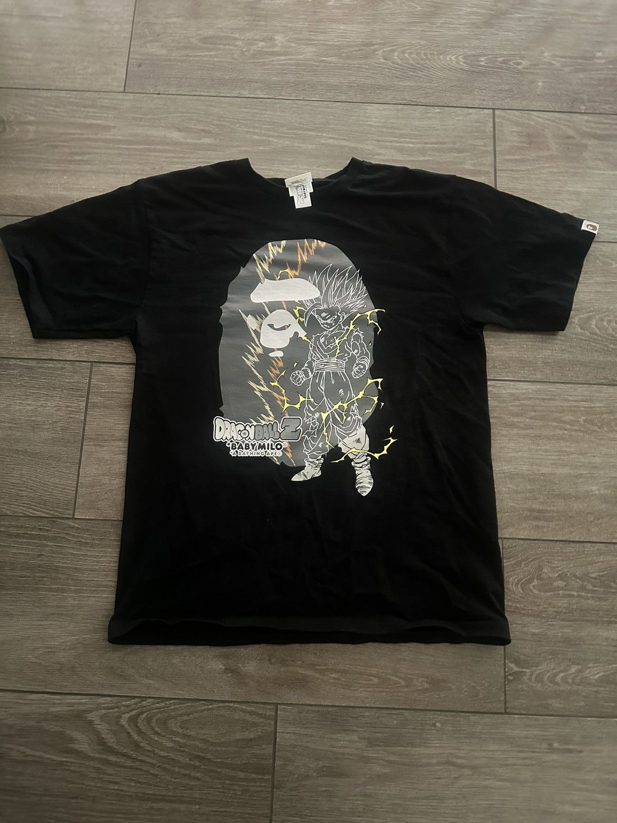 Bape BAPE x Dragon Ball Z Son Gohan Big Ape Head Tee | Grailed