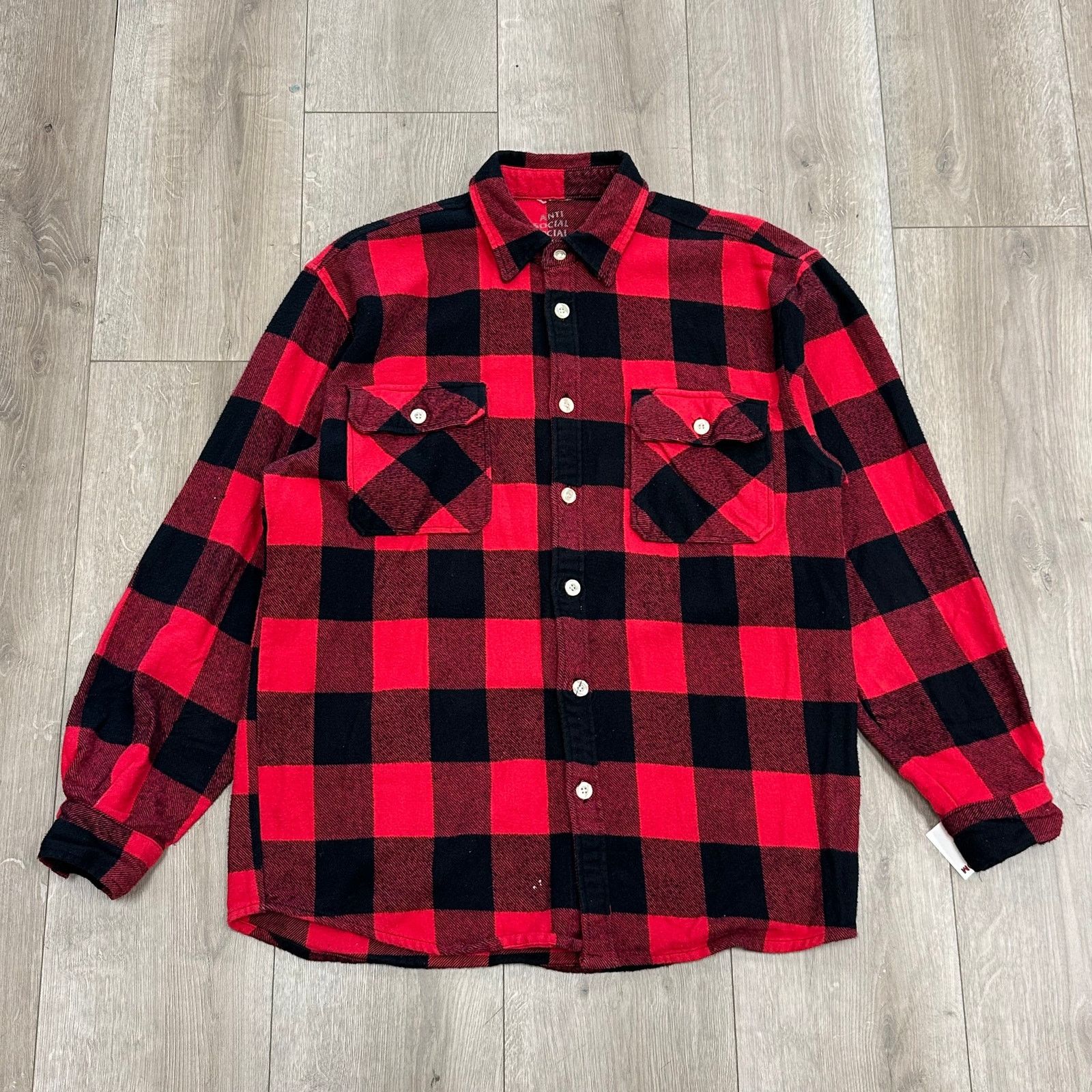 Anti Social Social Club FW21 Anti Social Social Club Floral Flannel Button Up Shirt Size US L / EU 52-54 / 3 - 3 Thumbnail