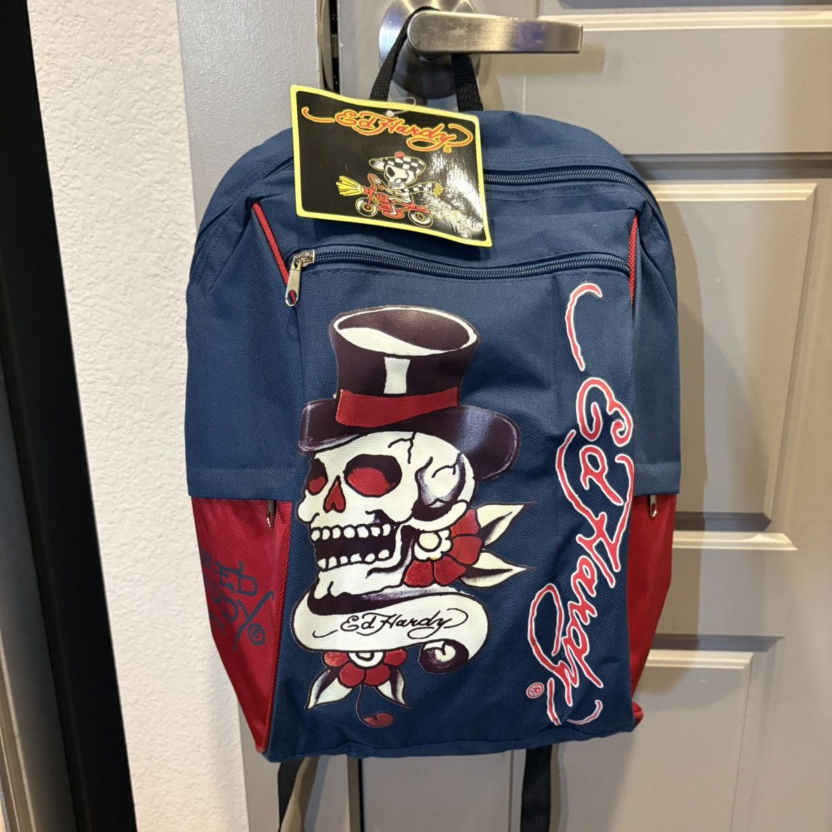 Ed Hardy Ed Hardy Skull & Top Hat Backpack | Vintage Y2K 