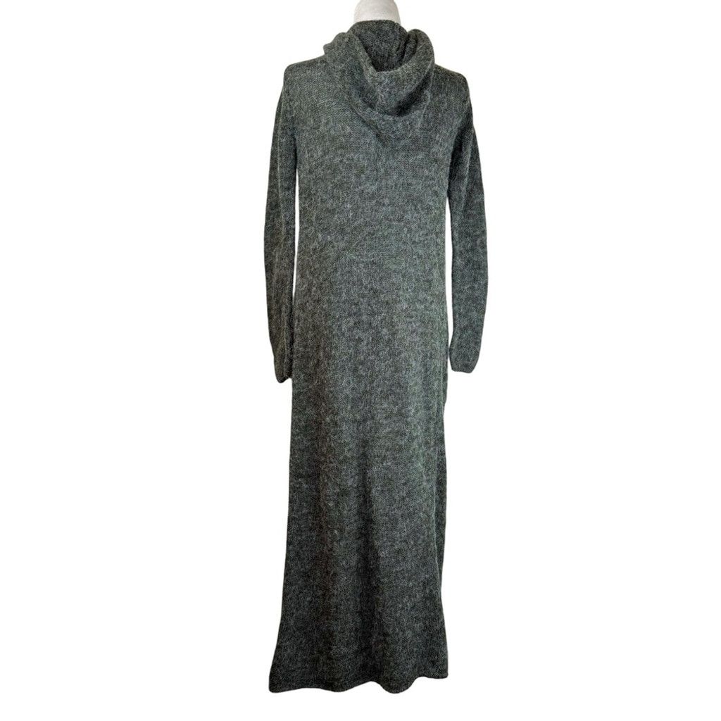 Divided NWOT DIVIDED Women's Long Olive Fuzzy Soft Coatigan Hood XS Size XS / US 0-2 / IT 36-38 - 2 Thumbnail