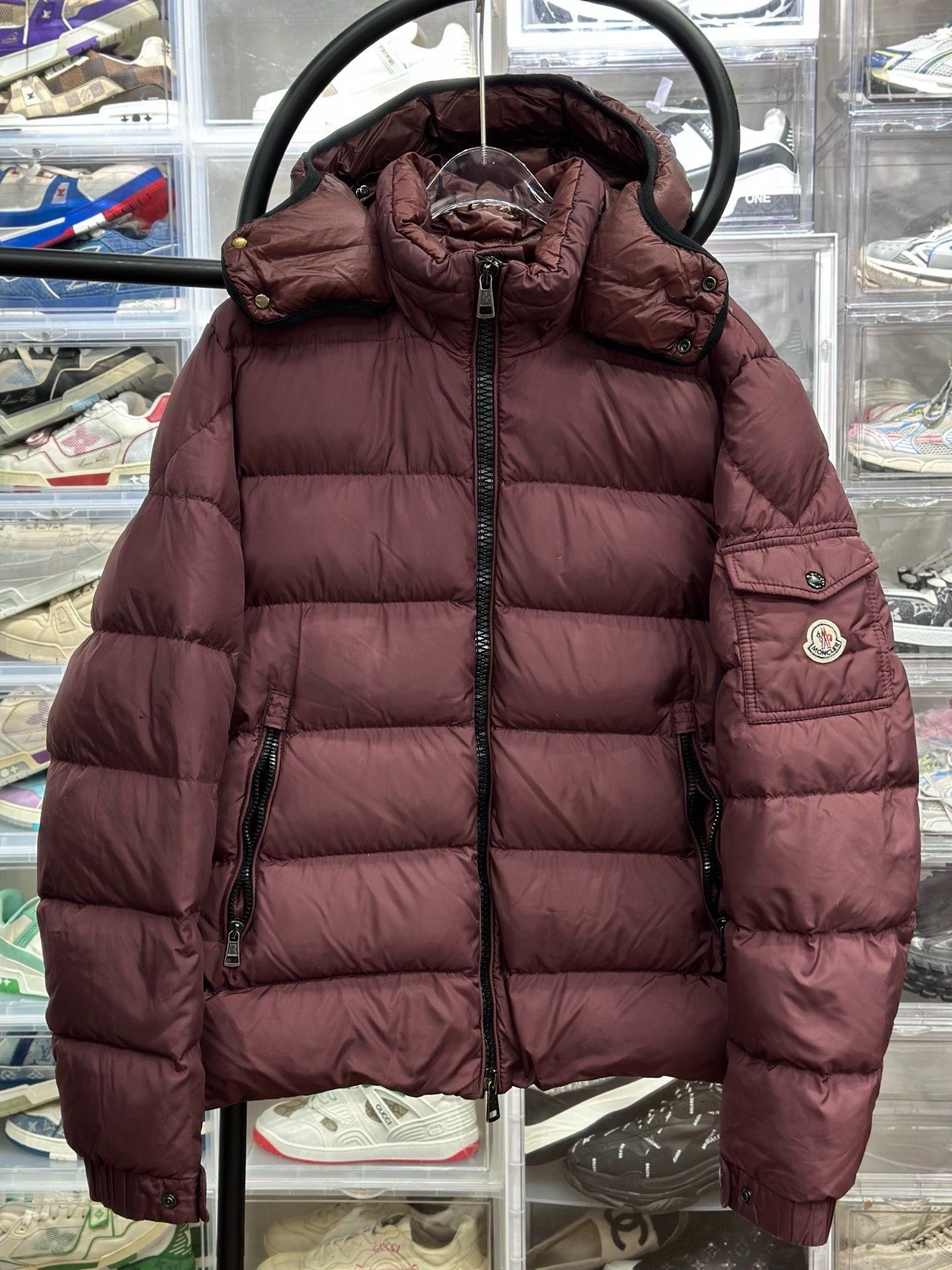 Moncler Moncler Casual Down Red Heavy Coat M Men Size US M / EU 48-50 / 2 - 1 Thumbnail