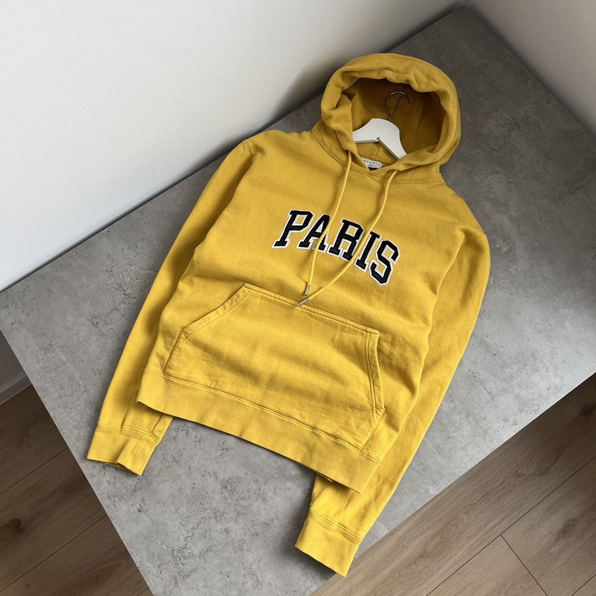 Sandro Yellow Sandro Paris Hoodie Size US S / EU 44-46 / 1 - 1 Thumbnail