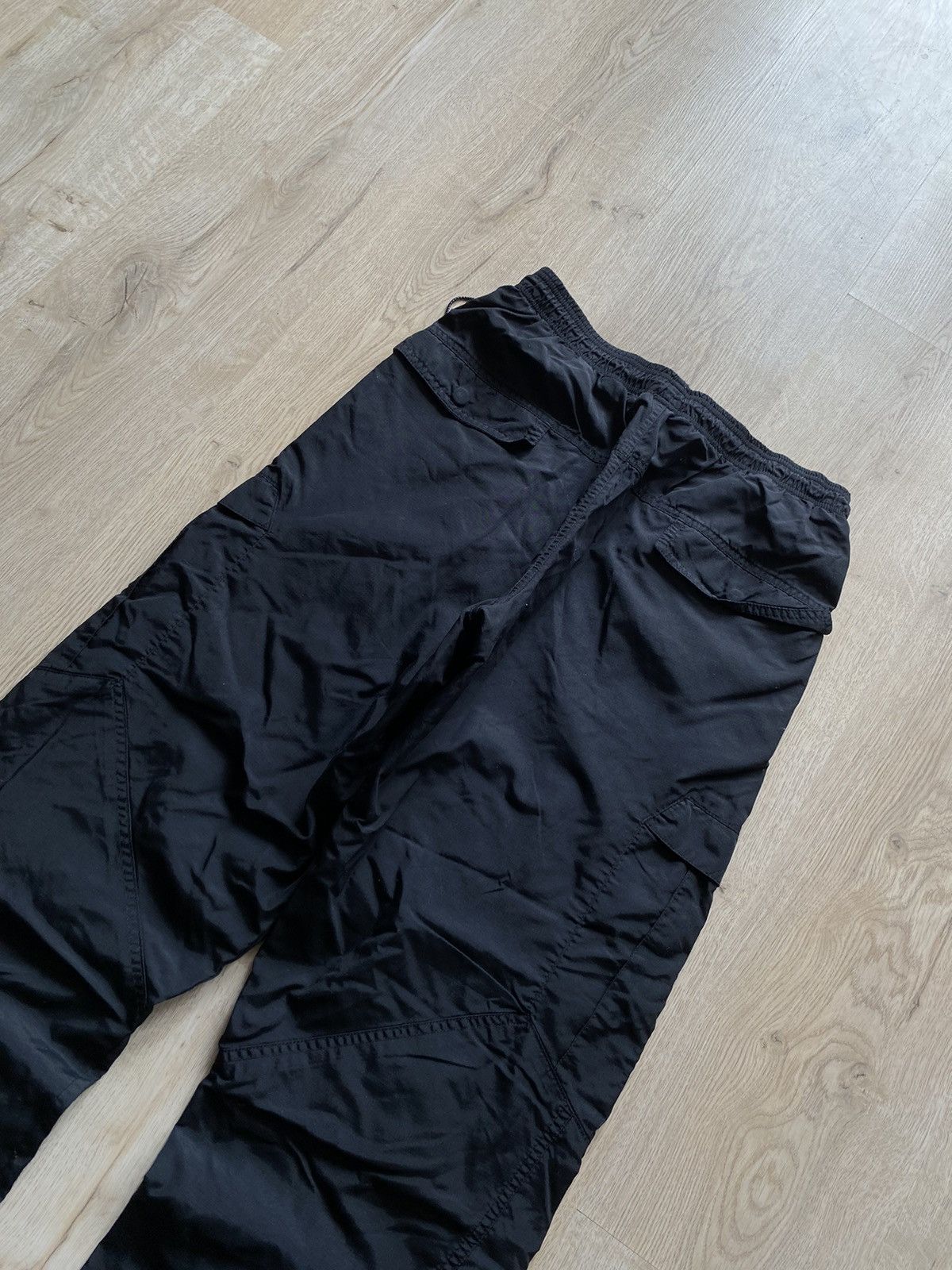 Japanese Brand × Nike × Vintage Nike Vintage Nylon Drill Pants mini swoosh Baggy Japanese Size US 32 / EU 48 - 9 Thumbnail