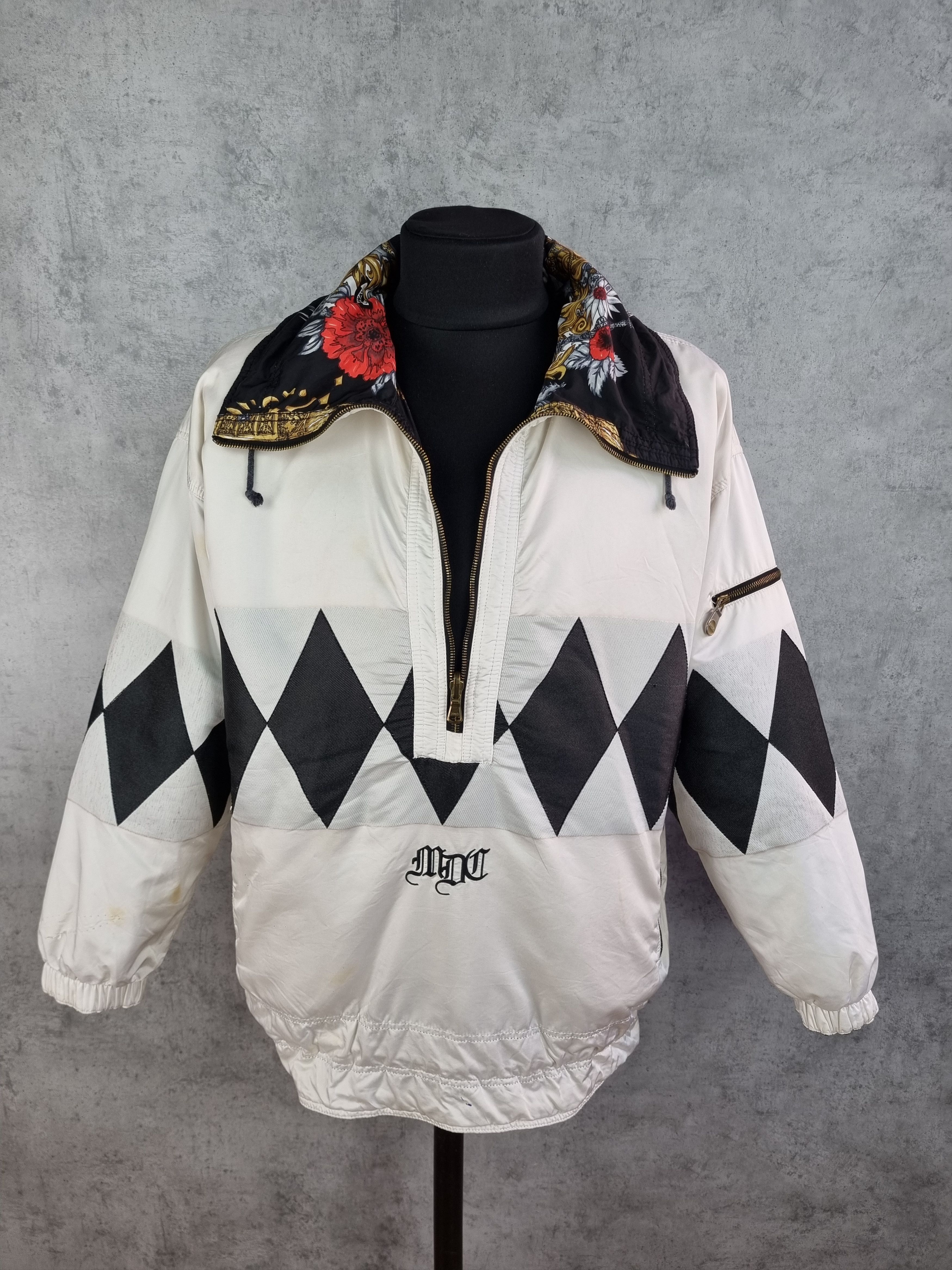 Japanese Brand 80s Stairway to Heaven 2 side Anorak jacket VERSACE style Size US L / EU 52-54 / 3 - 3 Thumbnail