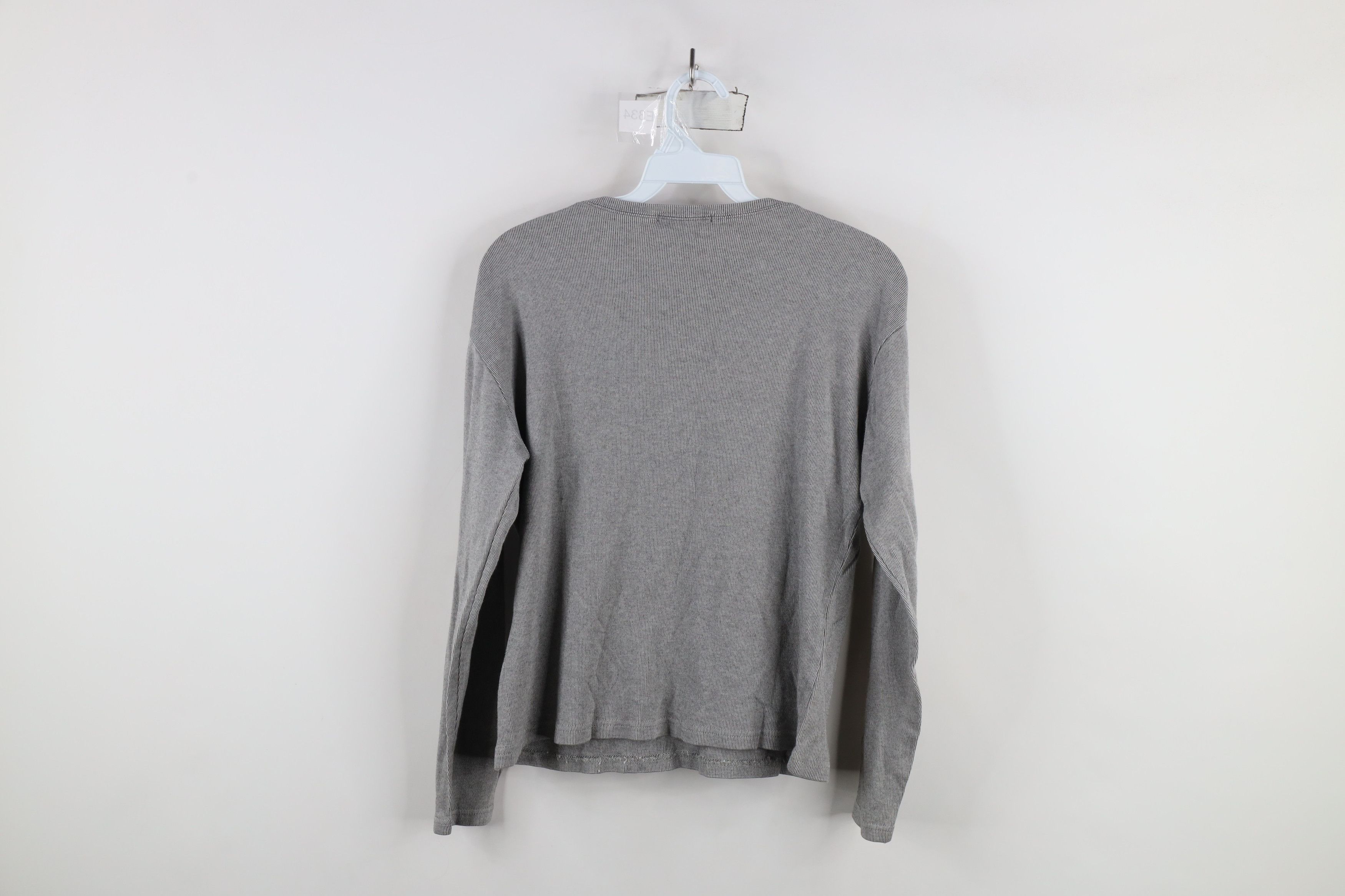 Express × Vintage Vintage 90s Y2K Express Ribbed Knit Long Sleeve T-Shirt Size S / US 4 / IT 40 - 6 Thumbnail