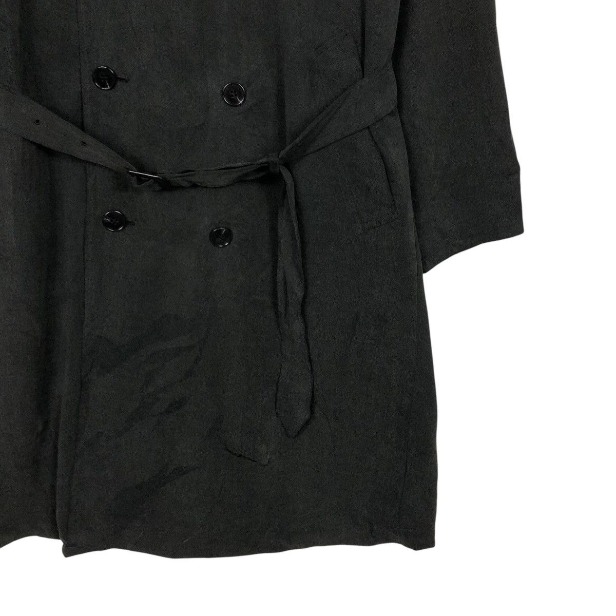 Japanese Brand 📌Vintage Long Jacket Rich Black Christian Aujard Homme Size US M / EU 48-50 / 2 - 7 Thumbnail