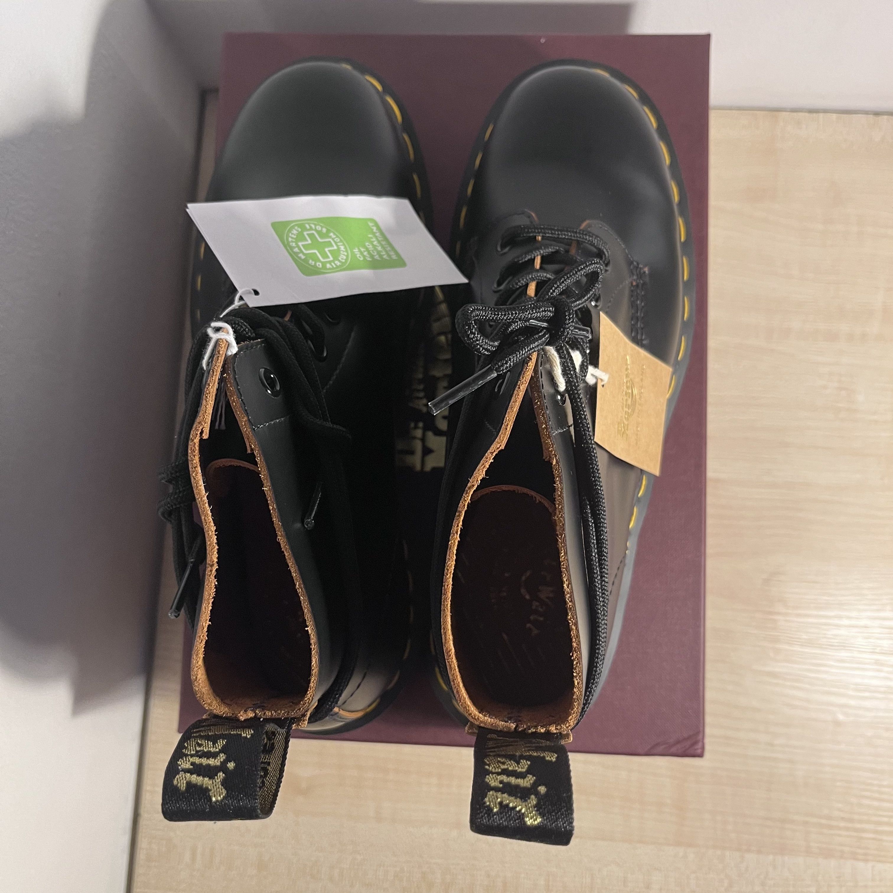 Dr. Martens Dr. Martens 101 Made in England Vintage Leather Ankle Boots Size US 9 / EU 42 - 5 Thumbnail