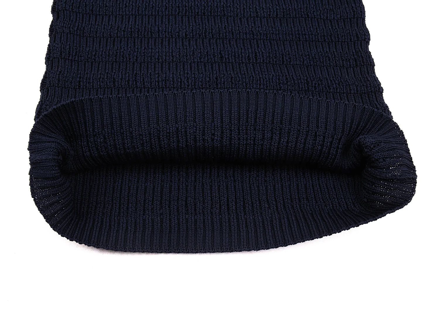 Yohji Yamamoto Yohji Yamamoto V-Neck Knit Top Navy M Size US M / EU 48-50 / 2 - 6 Thumbnail