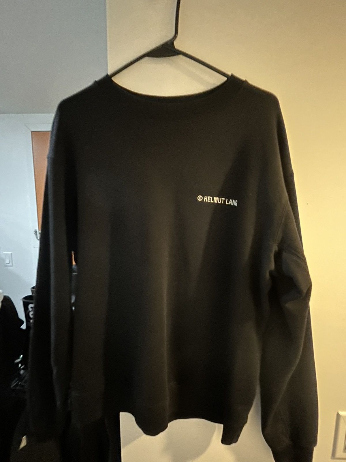 Helmut Lang OVERSIZED Copyright Crewneck Size US XXS / EU 40 - 1 Thumbnail
