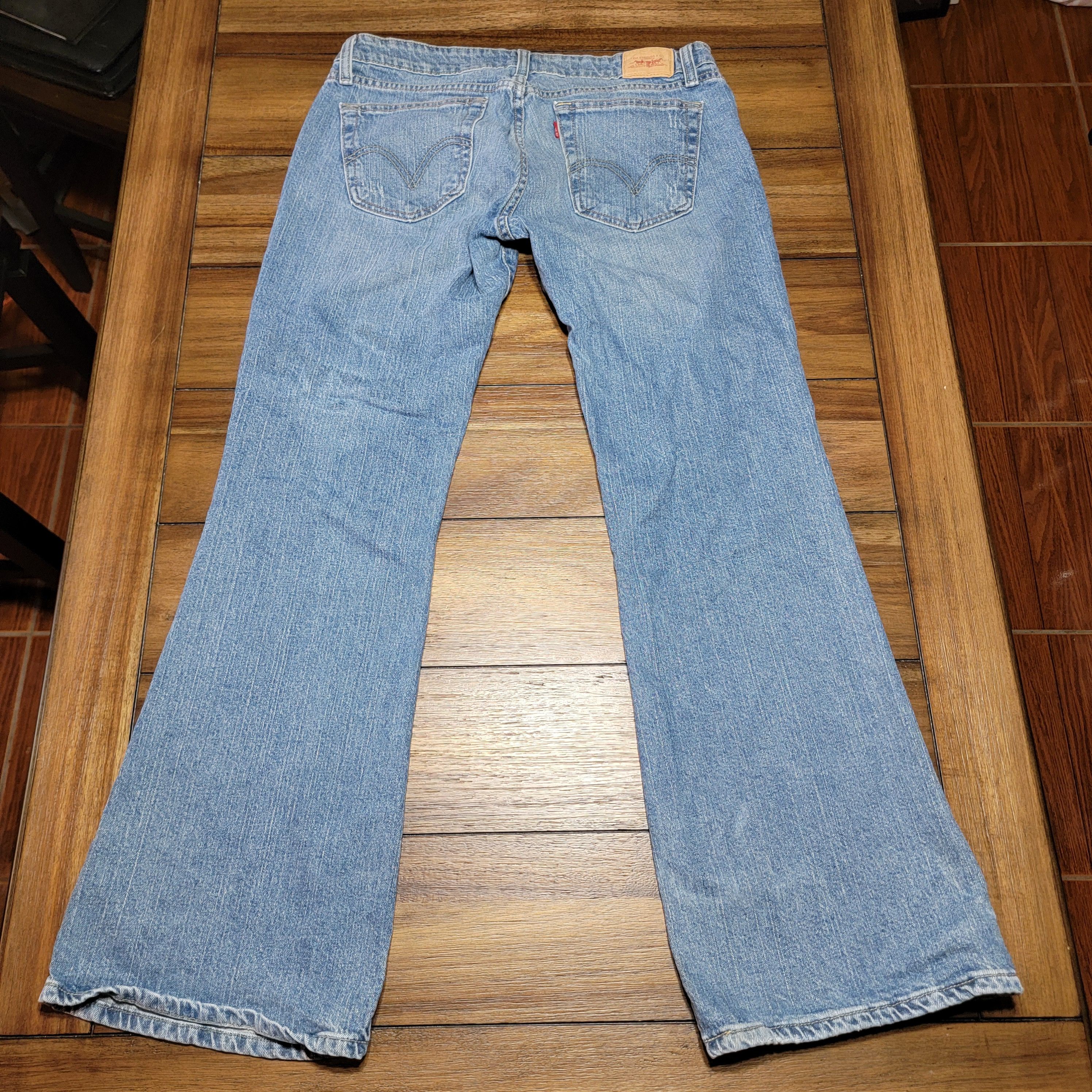 Levi's Levi's Too Super Low Flare Denim Jeans 524 - Size 13 M Size 34" / US 12 / IT 48 - 3 Thumbnail
