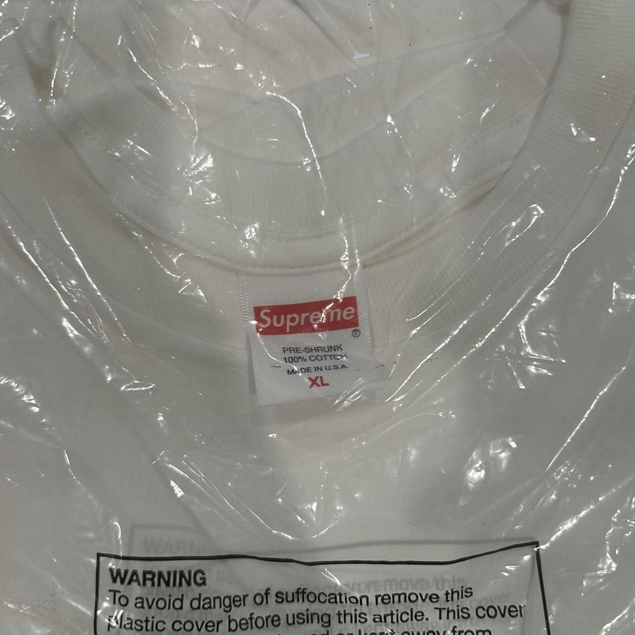 Supreme Supreme Nuova York Tee BRAND NEW SEALED White FW20 Size US XL / EU 56 / 4 - 4 Thumbnail