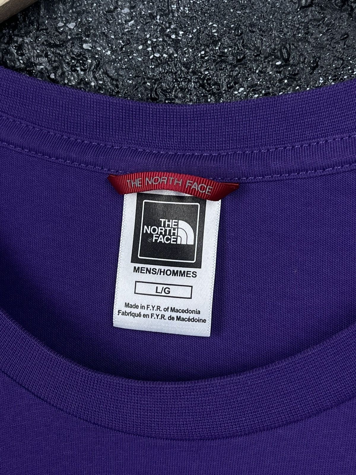 The North Face The North Face Purple T-Shirt Big Logo Size L Size US L / EU 52-54 / 3 - 6 Thumbnail