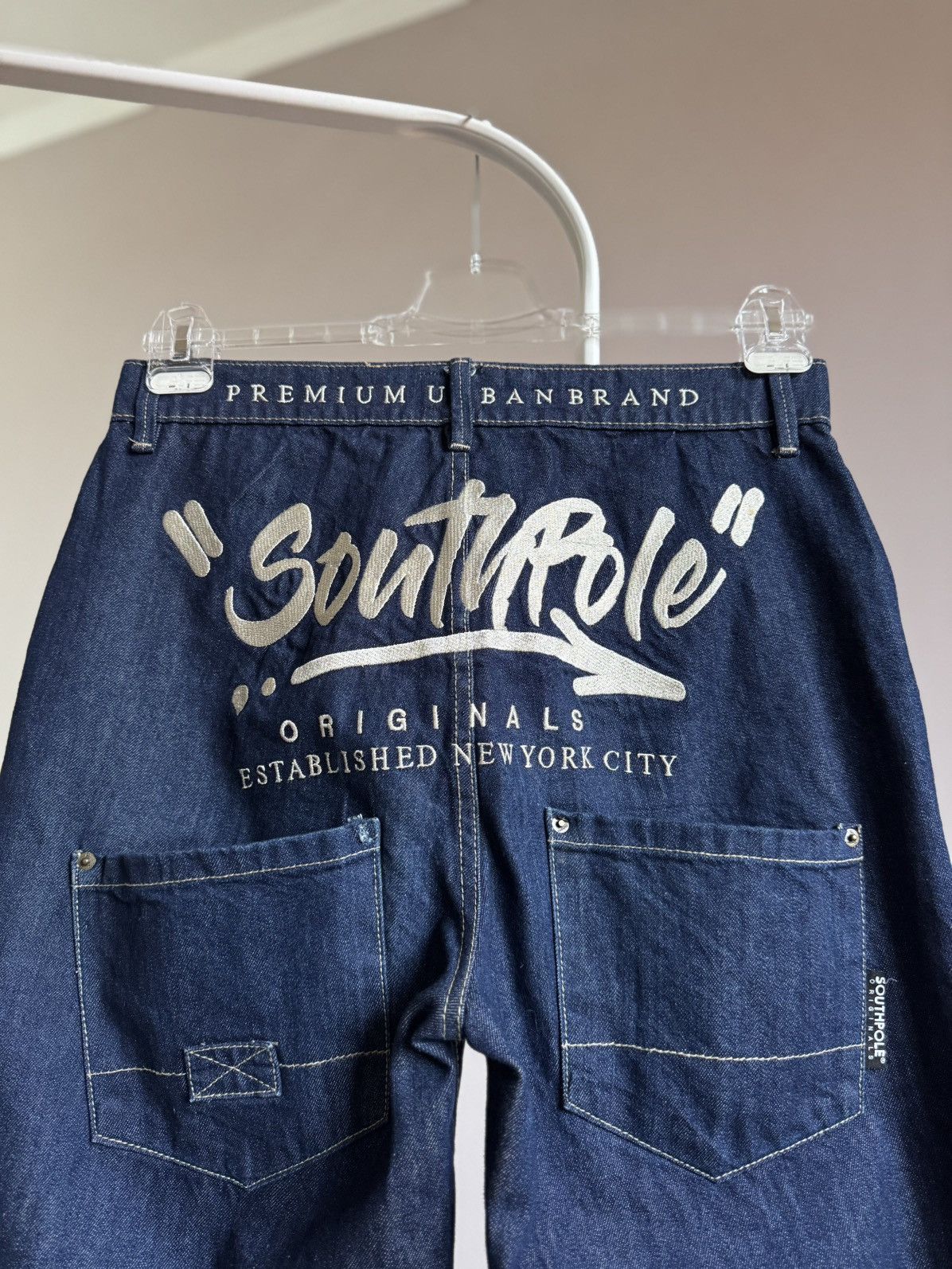 Southpole Crazy Vintage Y2K Baggy Southpole Jeans Skater Opium USA Size US 32 / EU 48 - 7 Thumbnail