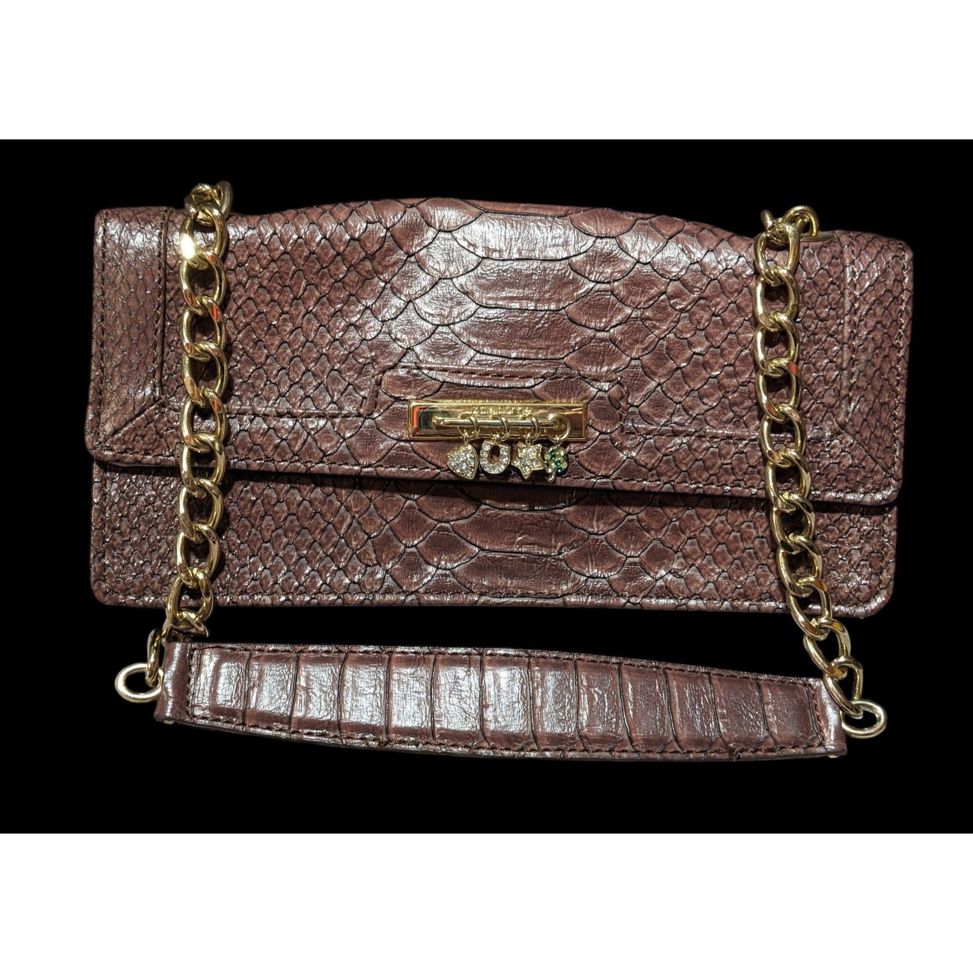 Other Vintage Faux Snake Purse With Charms by Liz Claiborne Size ONE SIZE - 1 Thumbnail