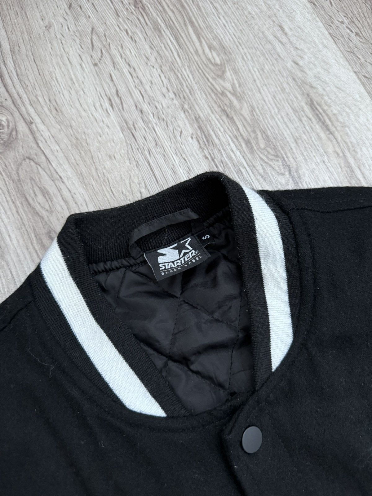 Starter Starter Black Label Varsity Jacket Wool LeatherOversized Fit Size US S / EU 44-46 / 1 - 2 Thumbnail