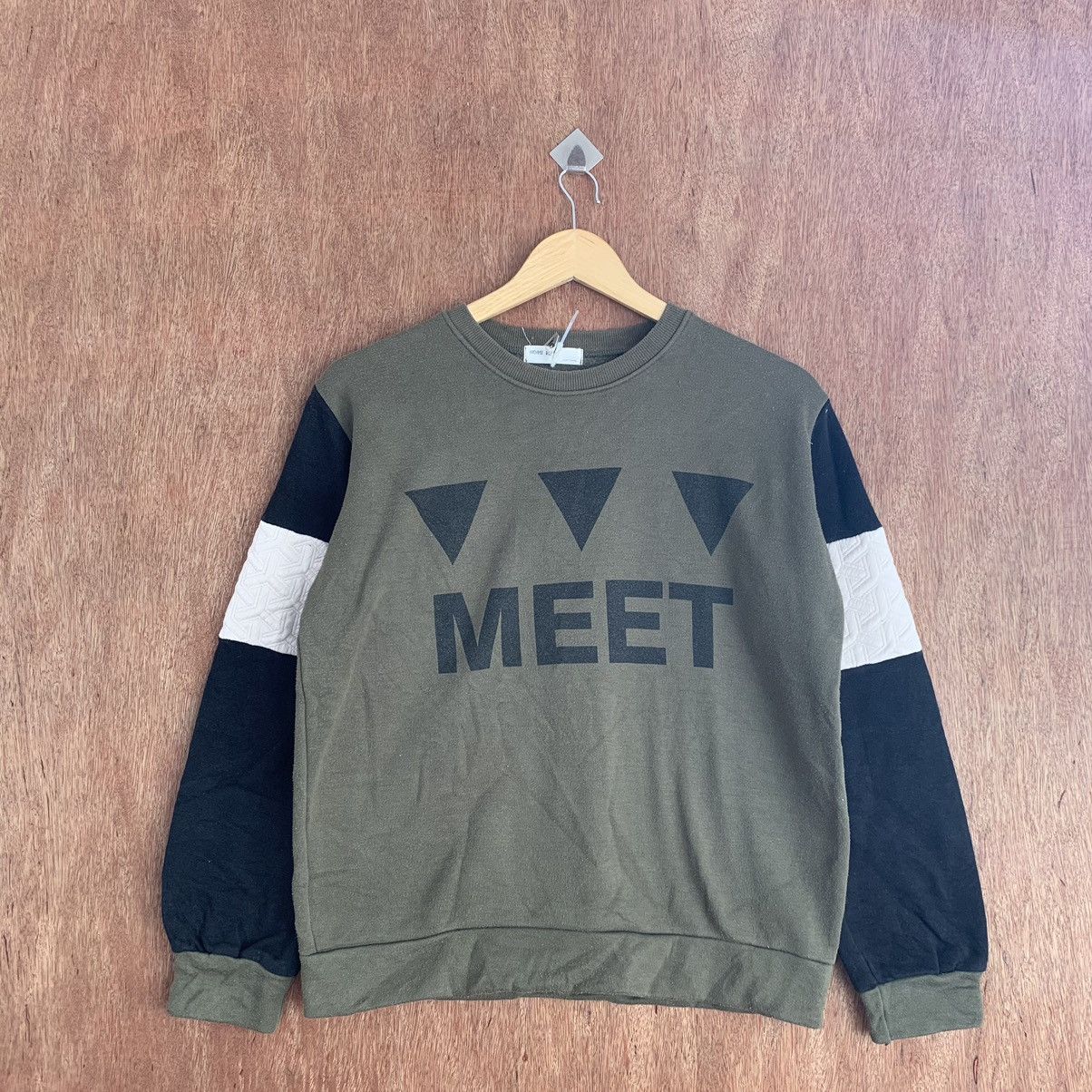 Vintage Vintage Home Run Green Sweatshirt #K01487 Size US M / EU 48-50 / 2 - 3 Thumbnail
