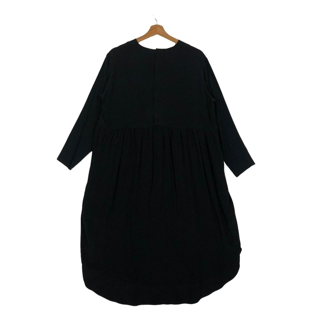 Yohji Yamamoto 🔥Rich Black - Y’s Yohji Yamamoto Blouse Oversized Size M / US 6-8 / IT 42-44 - 9 Thumbnail