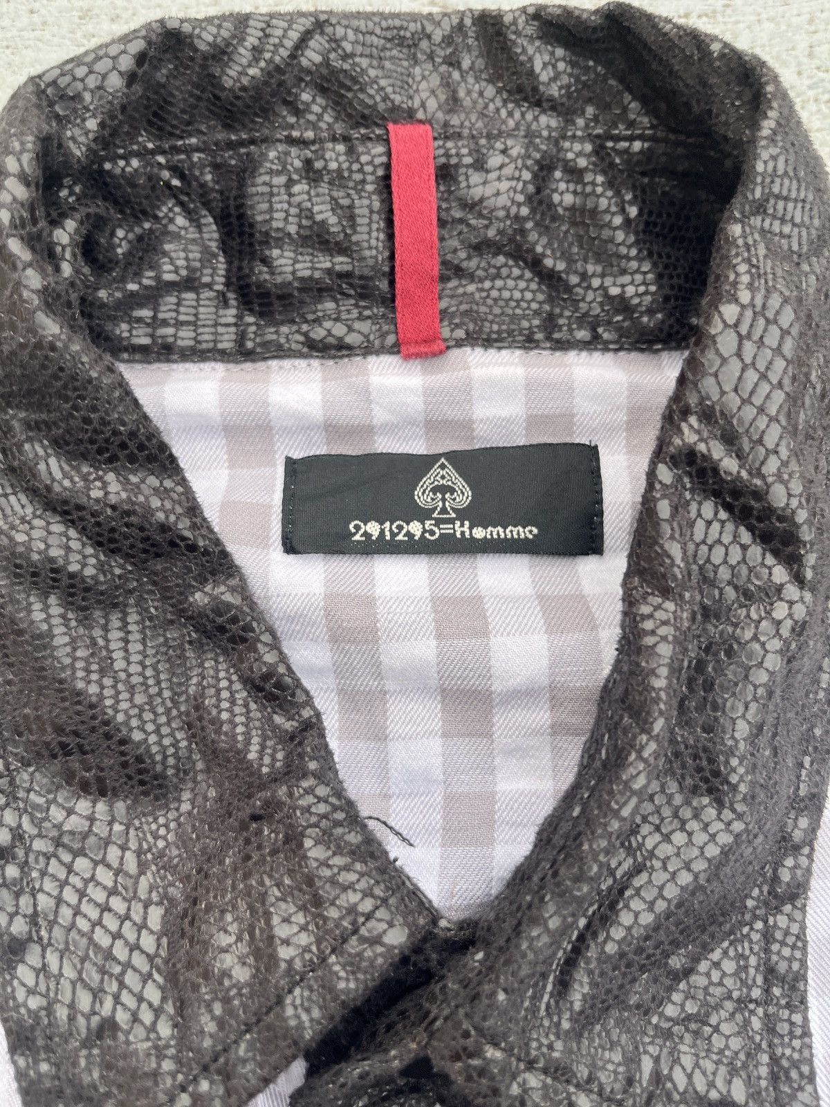 Yasuyuki Ishii Japanese 291295 Home Snakeskin Pattern Shirts Punk Vkei Size US S / EU 44-46 / 1 - 7 Thumbnail