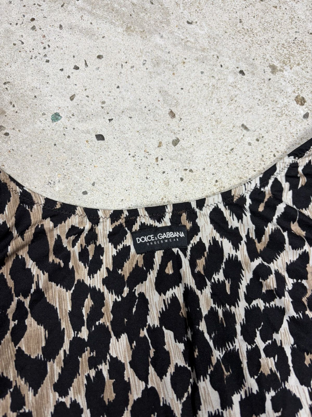Dolce & Gabbana Vintage 2000s Dolce & Gabbana Underwear Leopard Print Tank Size S / US 4 / IT 40 - 10 Thumbnail