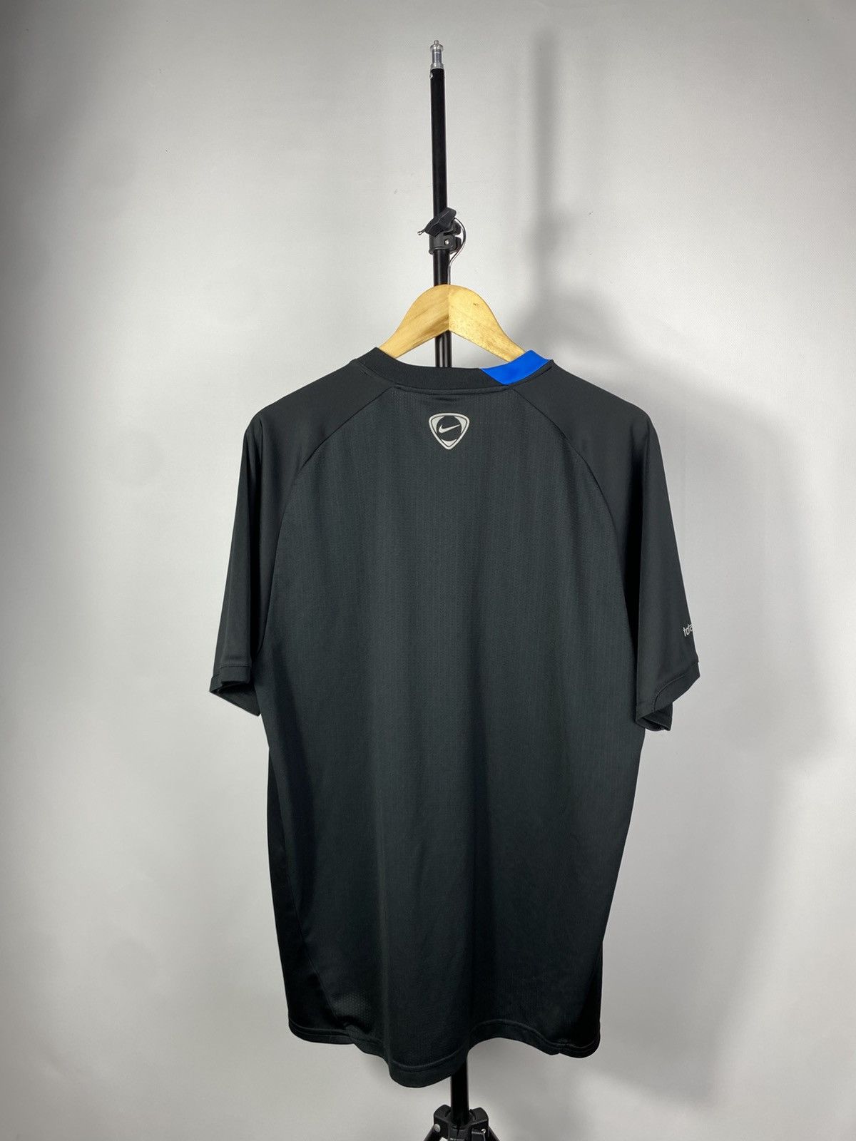 Nike × Vintage Vintage 00s NIKE Total 90 Black Sport Wear Jersey Size US L / EU 52-54 / 3 - 10 Thumbnail