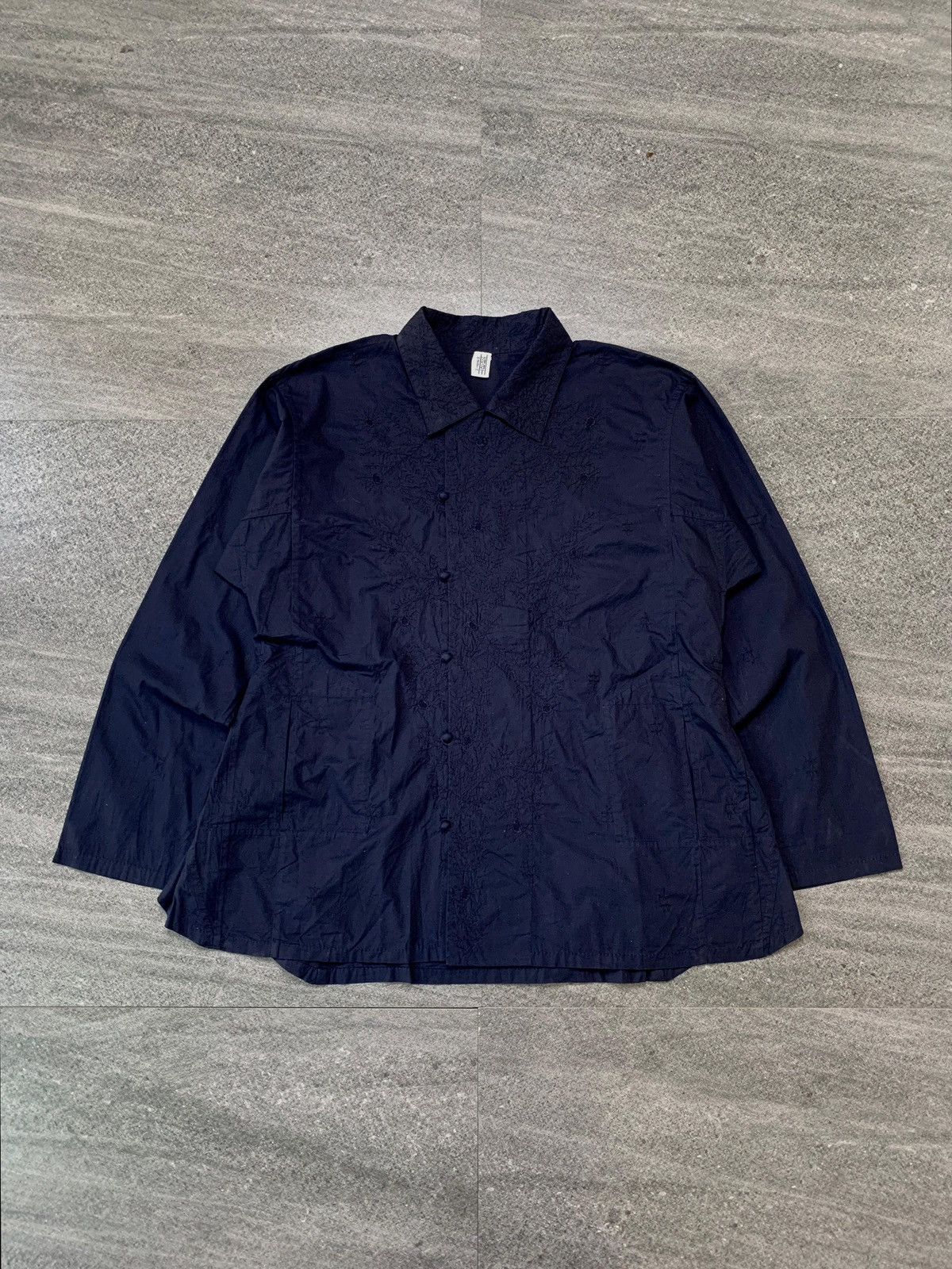 Issey Miyake FREE TAX! HAAT Embroidery Floral Laces Shirt - Medium Size US M / EU 48-50 / 2 - 1 Thumbnail