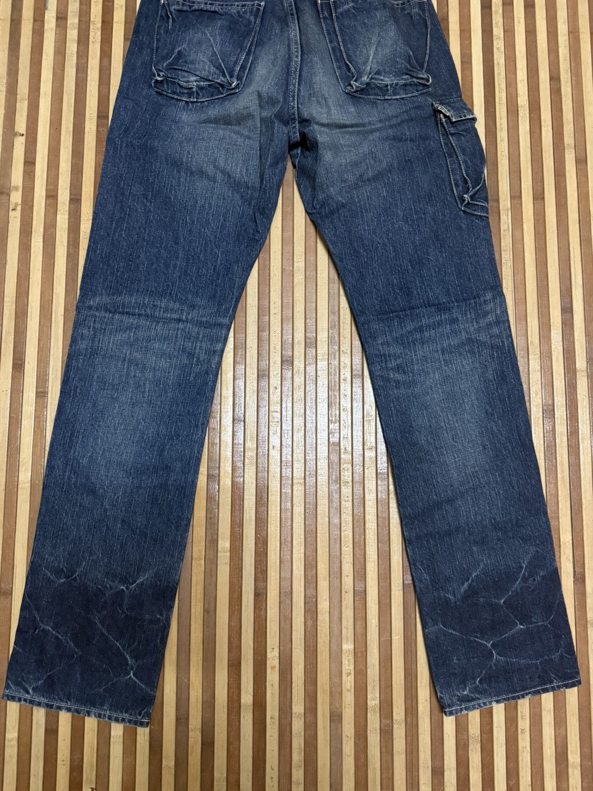 Johnbull JOHNBULL Denim Cargo Pants / Streetwear / Multipocket W28 Size US 28 / EU 44 - 8 Thumbnail