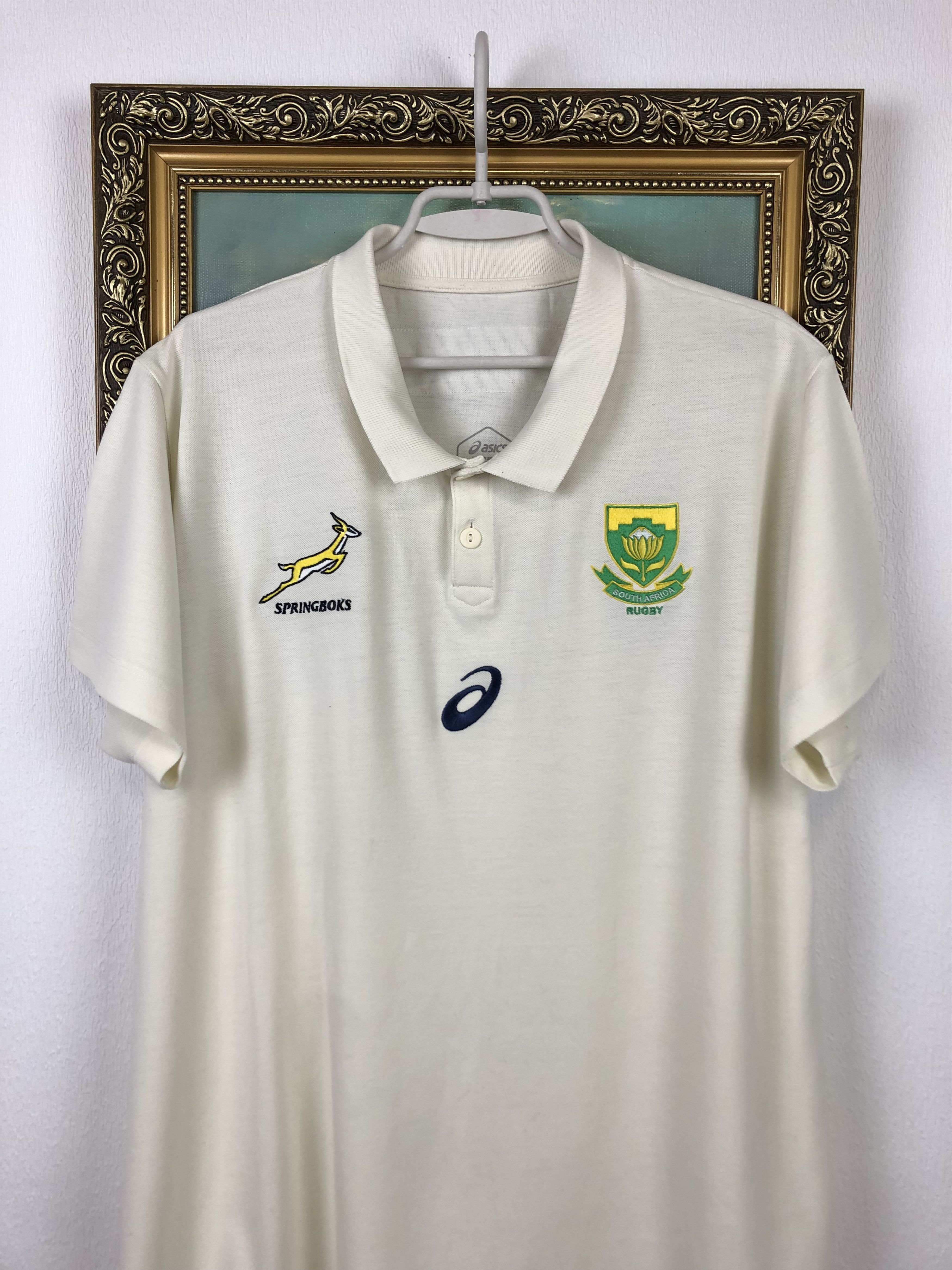 Other South Africa Asics Rugby Shirt Jersey Sport Rare Tee Hype Size US XXL / EU 58 / 5 - 2 Thumbnail