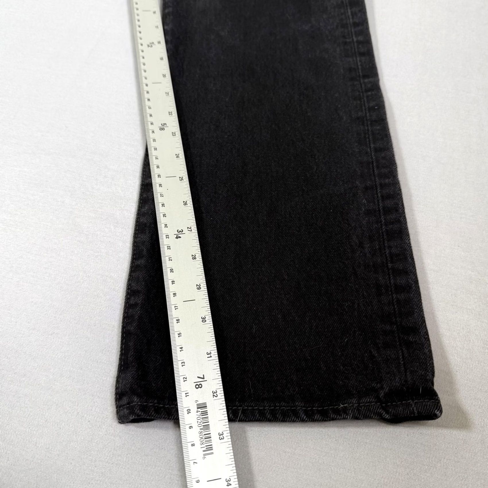 Levi's Levi's 501 Jeans Regular Straight Black Denim W36 L34 Mens Cotton Button Fly Jeans Size US 36 / EU 52 - 5 Thumbnail