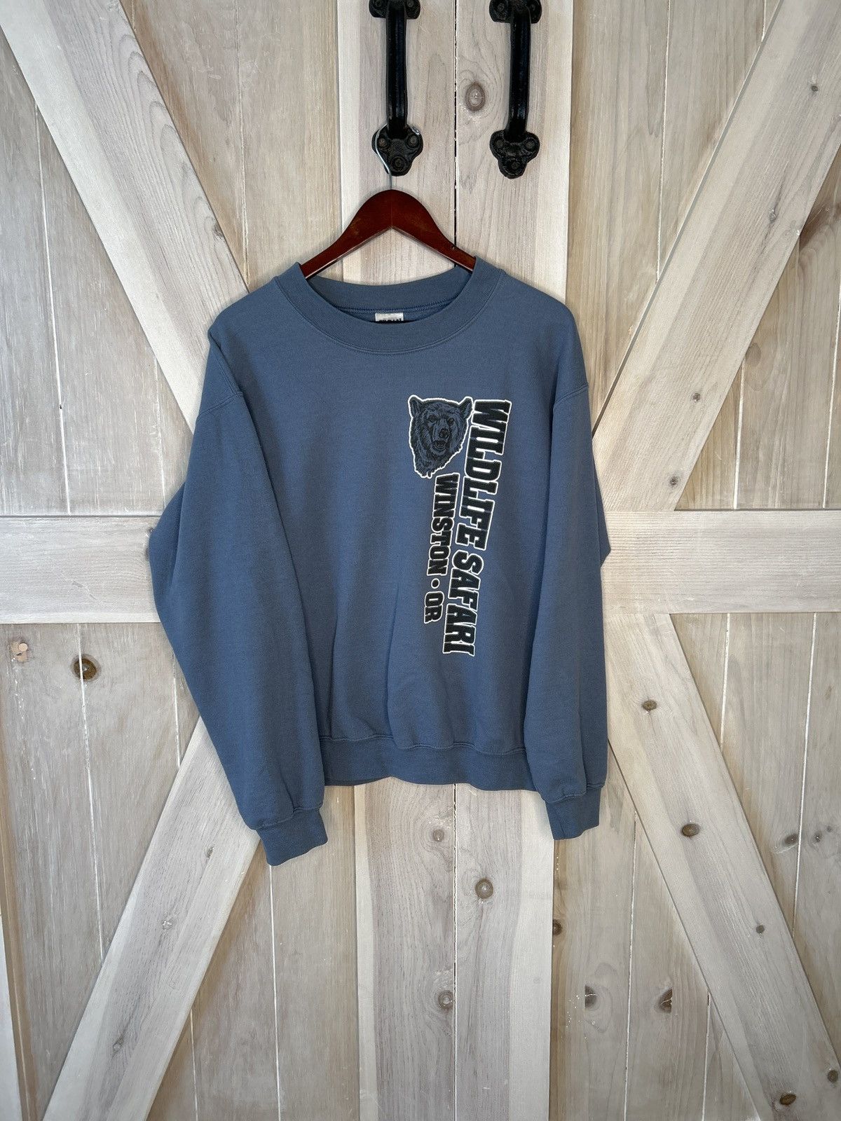 Vintage Vintage Blue Crewneck Size US M / EU 48-50 / 2 - 1 Thumbnail