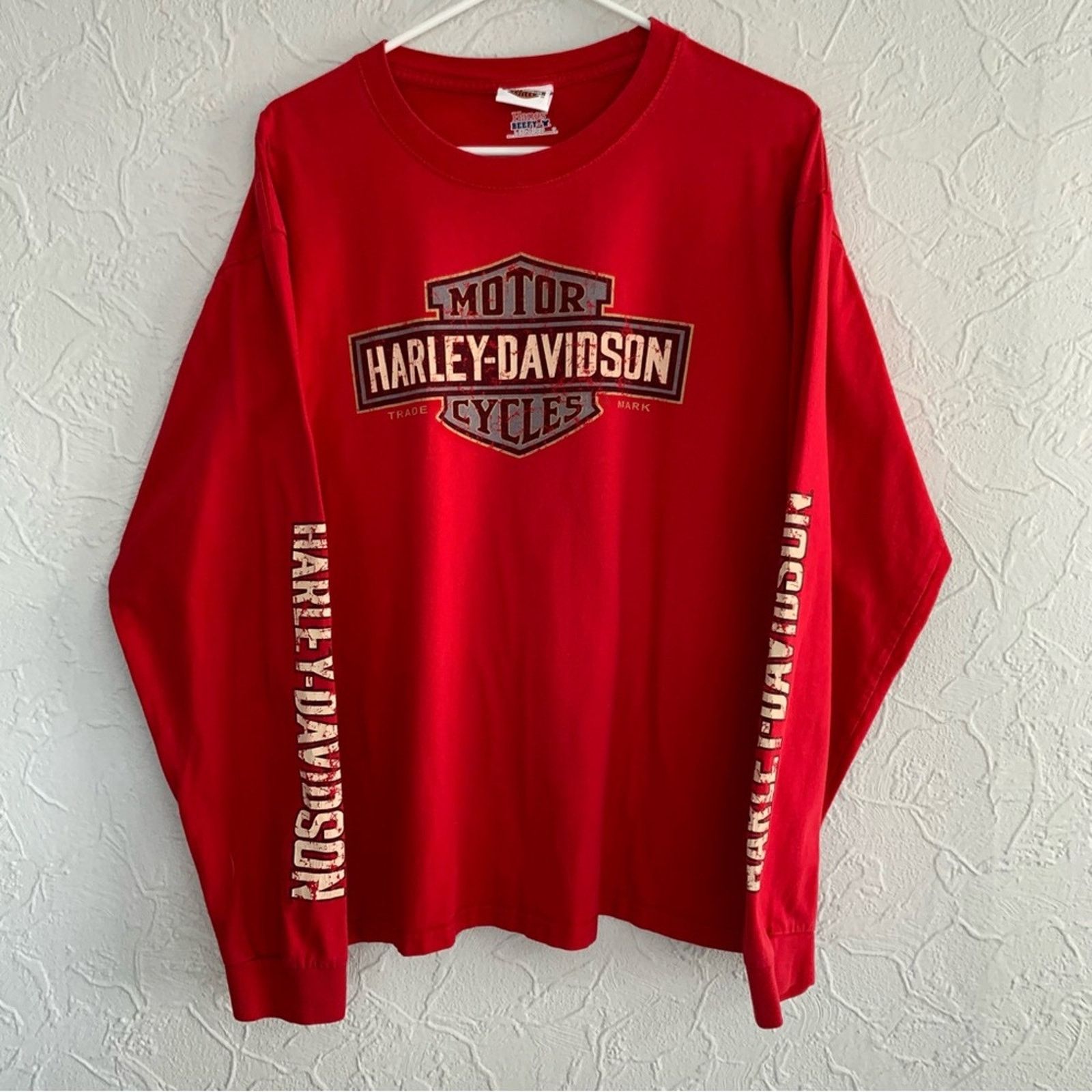 Harley Davidson LONGSLEEVE HARLEY-DAVIDSON BIKER SHIRT NICE NORTH CAROLINA Size US L / EU 52-54 / 3 - 1 Thumbnail