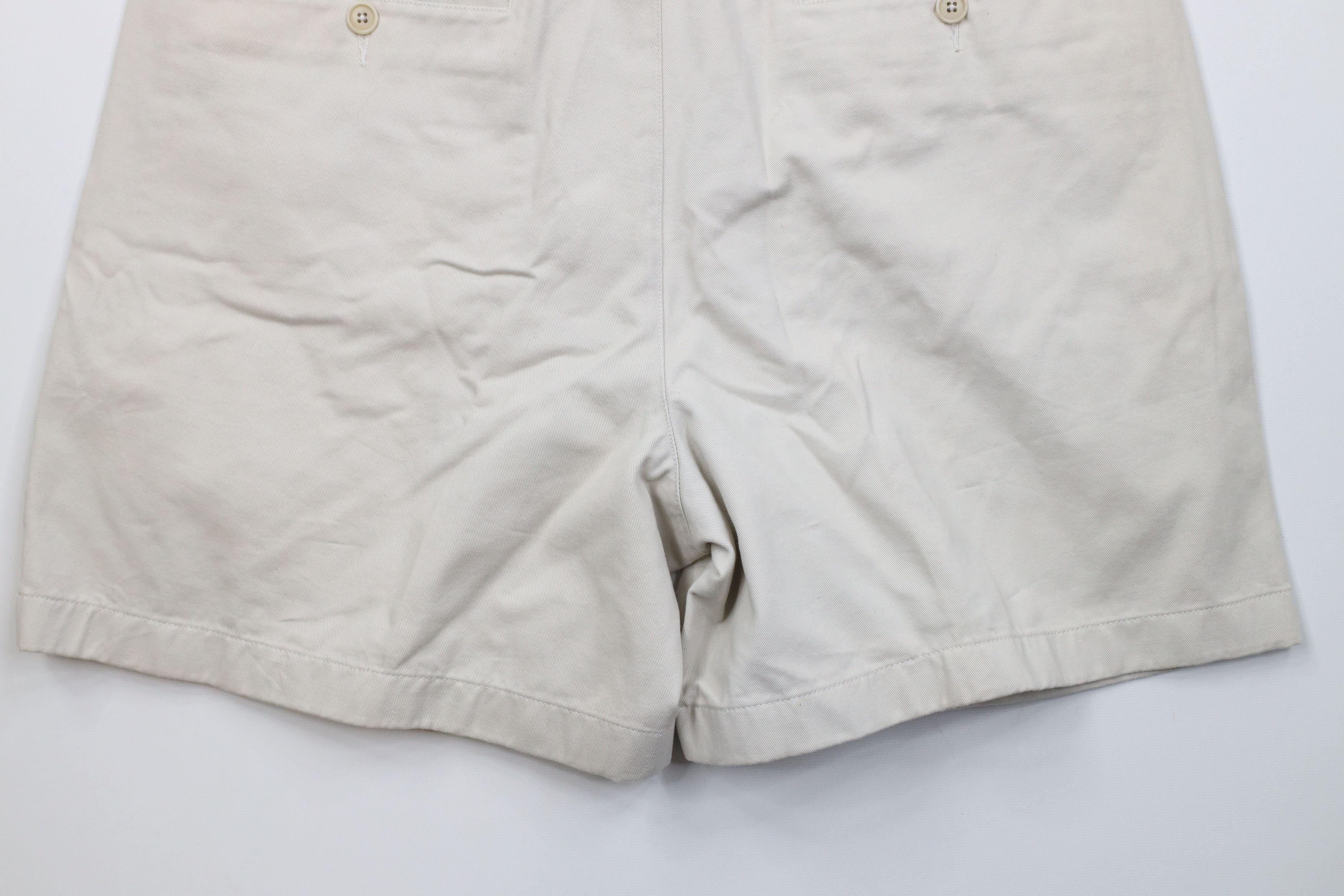 Lands' End Deadstock Vintage 90s Lands End Above Knee Chino Shorts Size US 34 / EU 50 - 10 Thumbnail