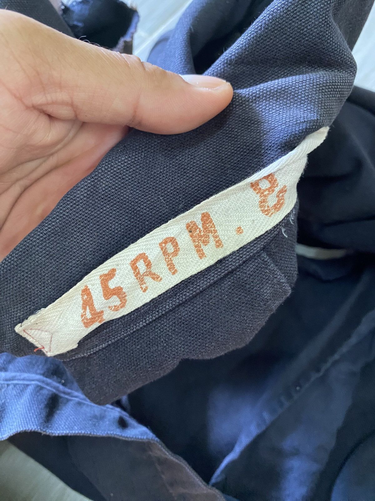 45rpm Vtg 90s 45Rpm Distressed Jacket Size US XL / EU 56 / 4 - 9 Thumbnail