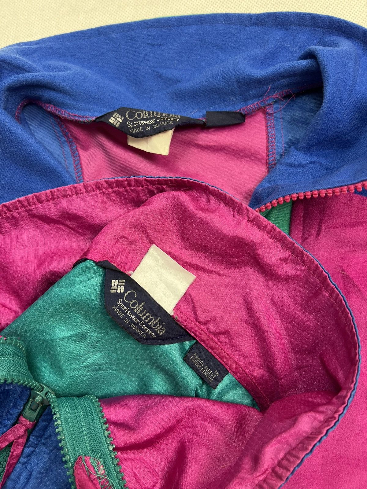 Columbia × Vintage 2in1 Columbia vintage 80’s 90’s jacket + sweatshirt rare Size US M / EU 48-50 / 2 - 6 Thumbnail