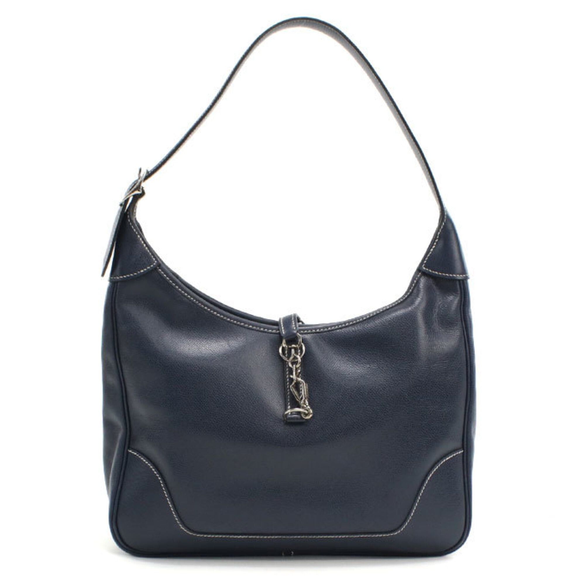 Hermes Hermes Shoulder Bag Trim 31 □F stamp Women's Navy Size ONE SIZE - 1 Thumbnail