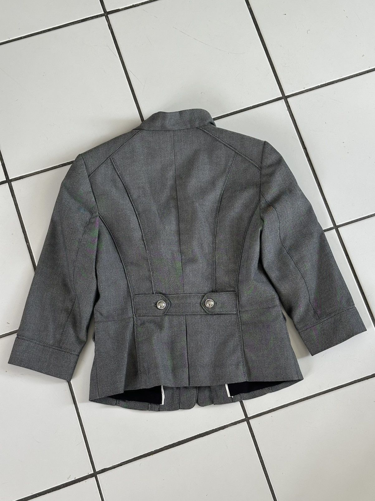 White House Black Market White House Black Market Grey Blazer Size XS / US 0-2 / IT 36-38 - 4 Thumbnail