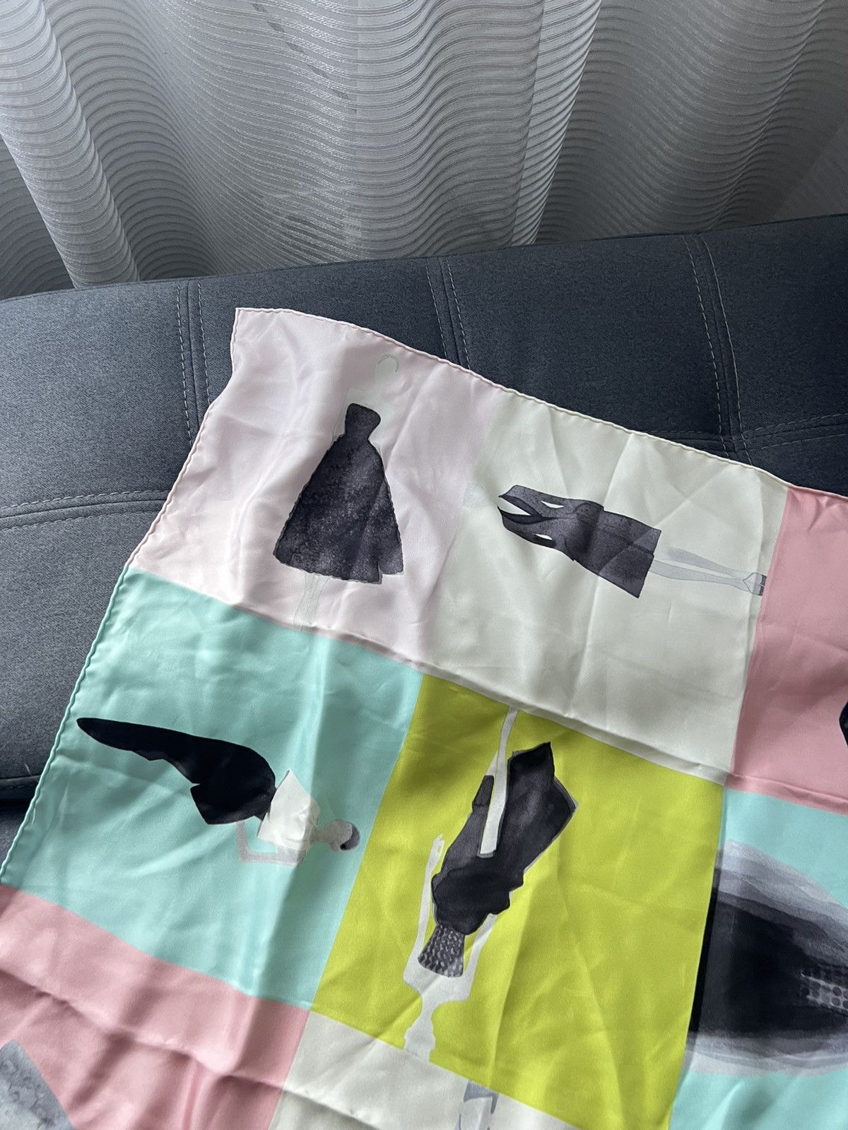 Dior Mats Gustafson Dior Silk Scarf Size ONE SIZE - 5 Thumbnail